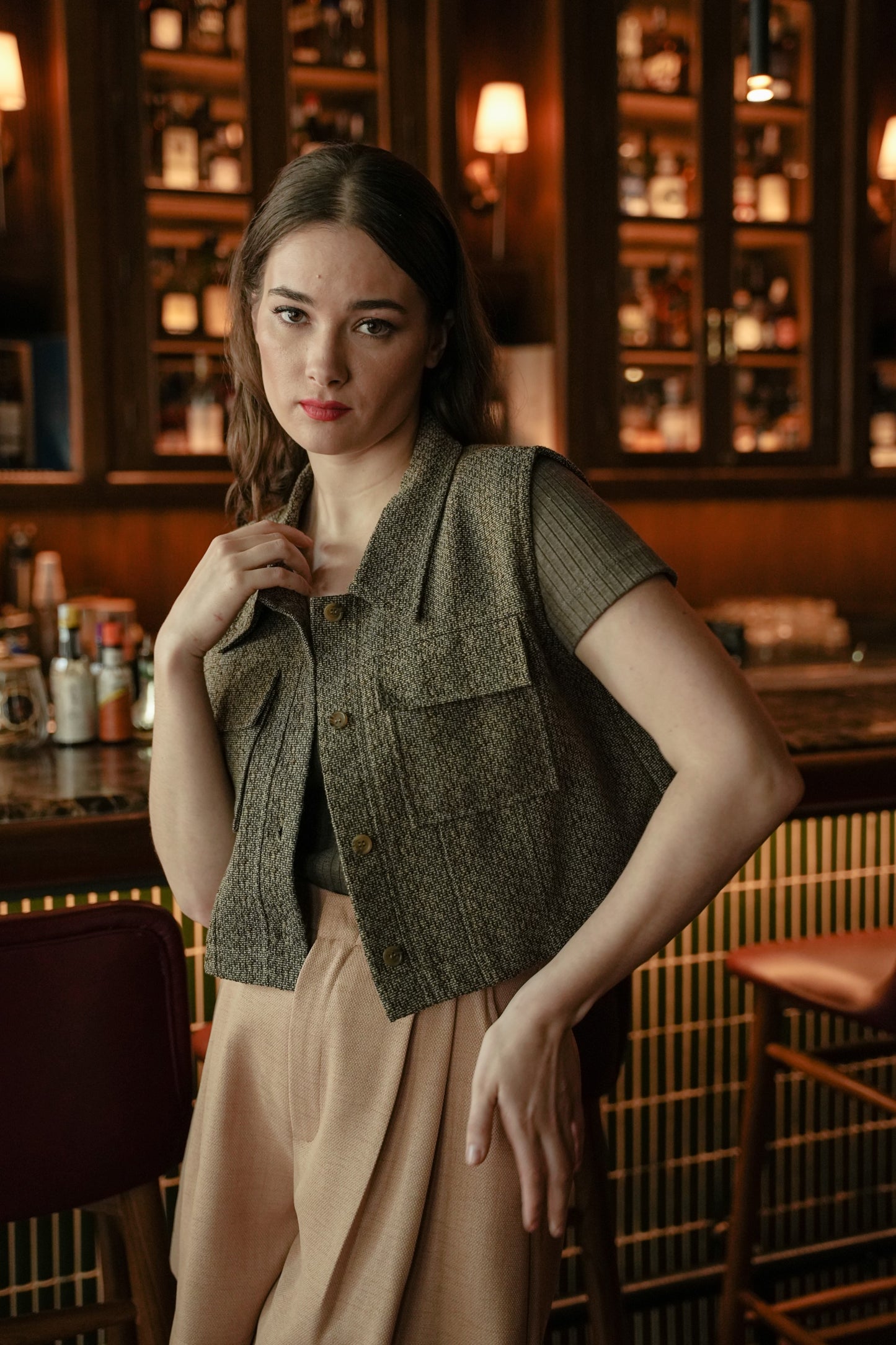 IRINA VEST IN PINECONE