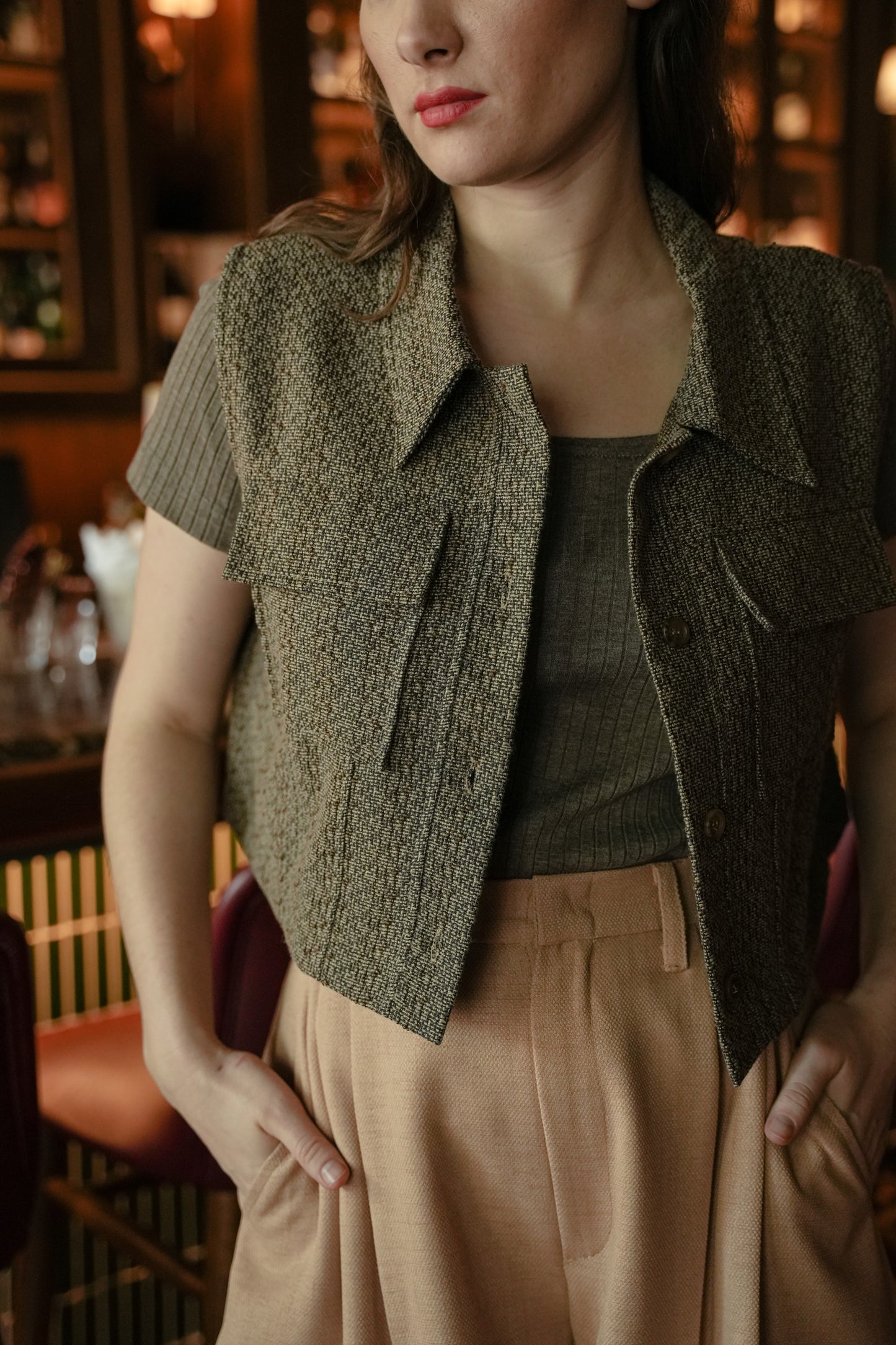 IRINA VEST IN PINECONE