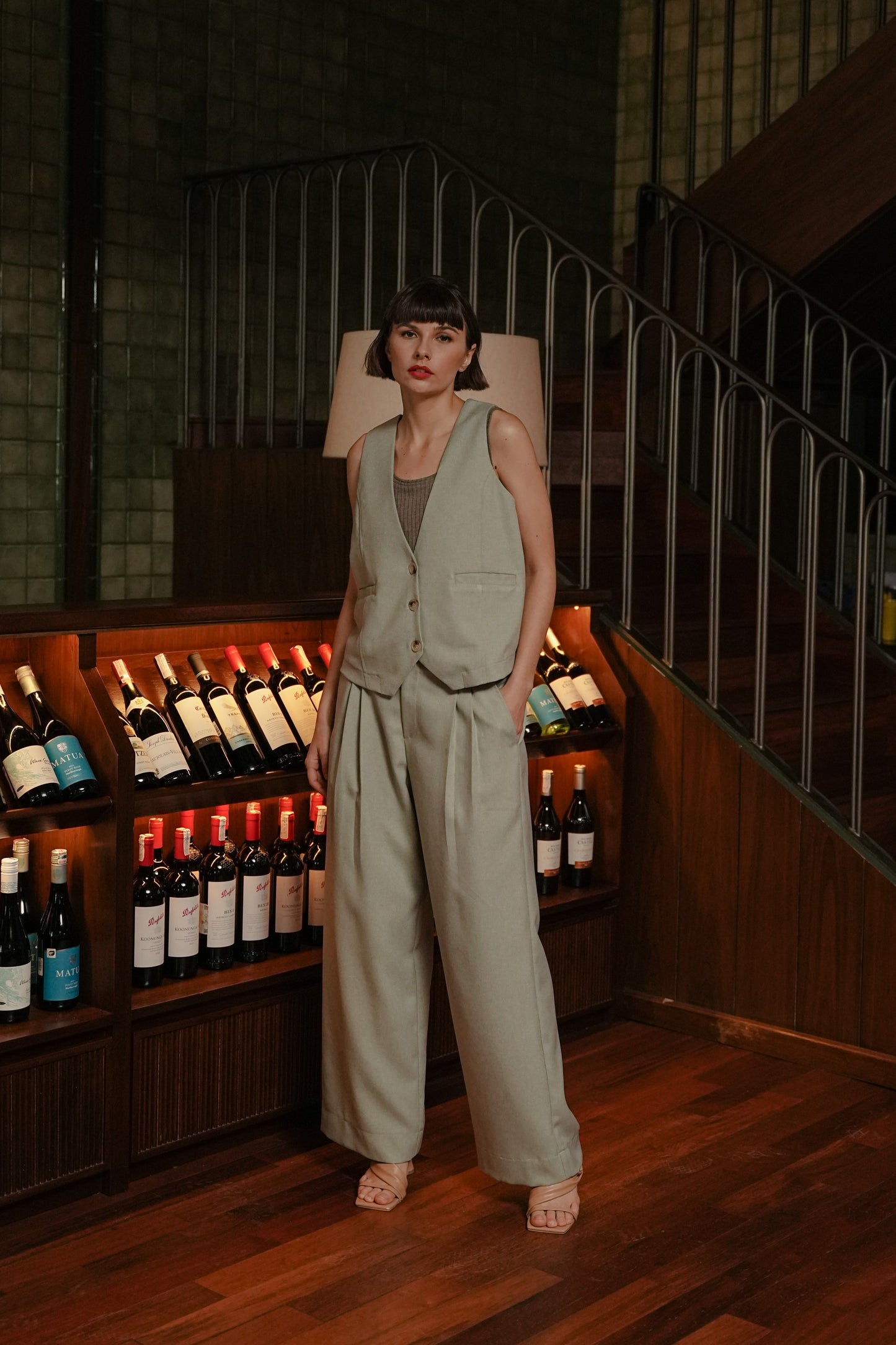 JOOSIE PANTS IN OCEAN BAY