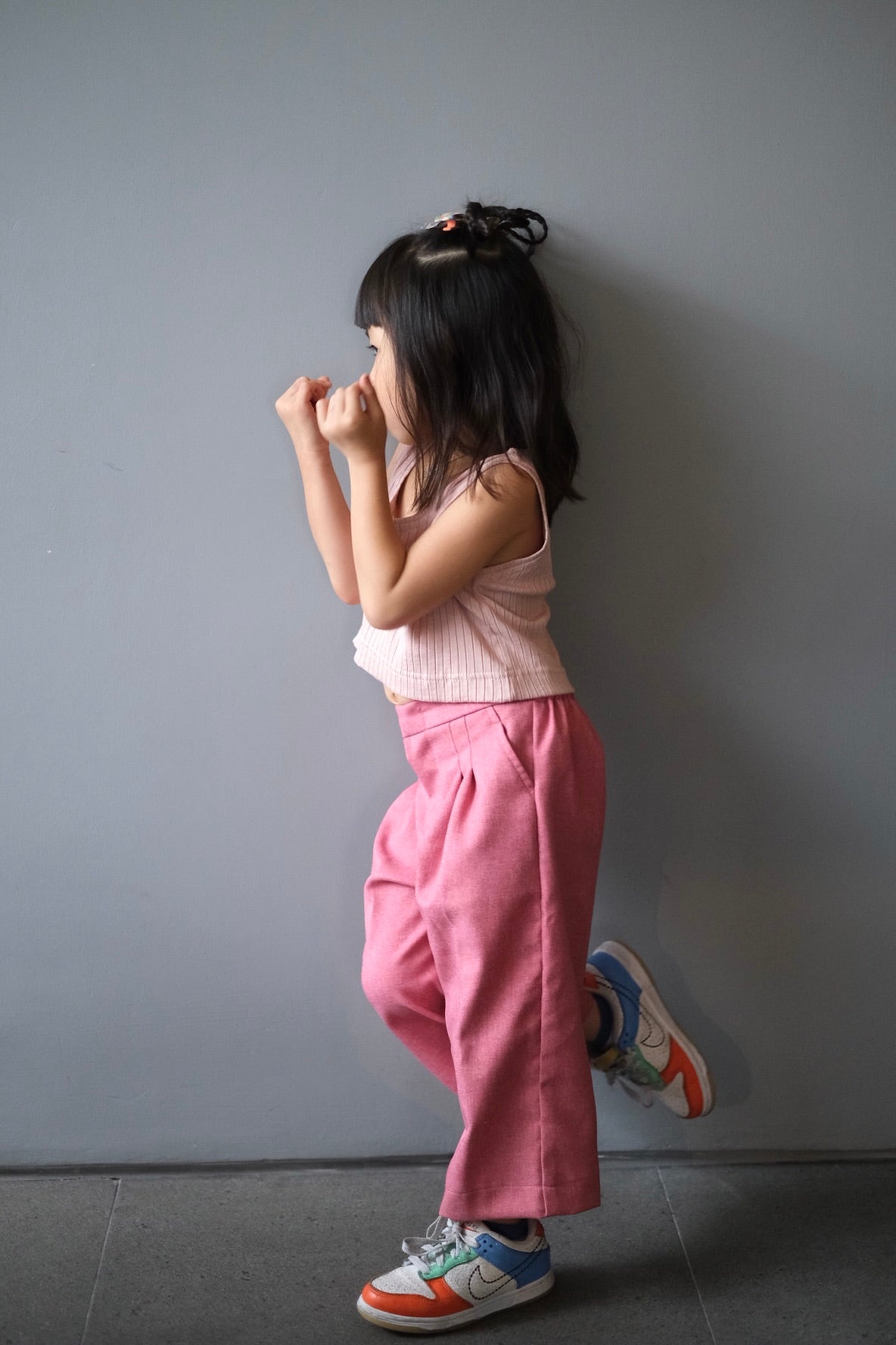 MINI BIGAIL CROP IN PINK A BOO