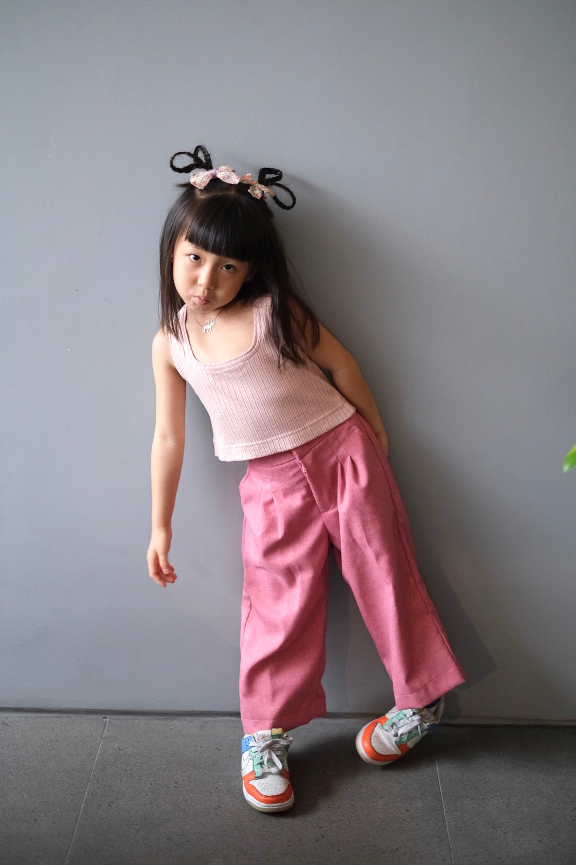 MINI BIGAIL CROP IN PINK A BOO