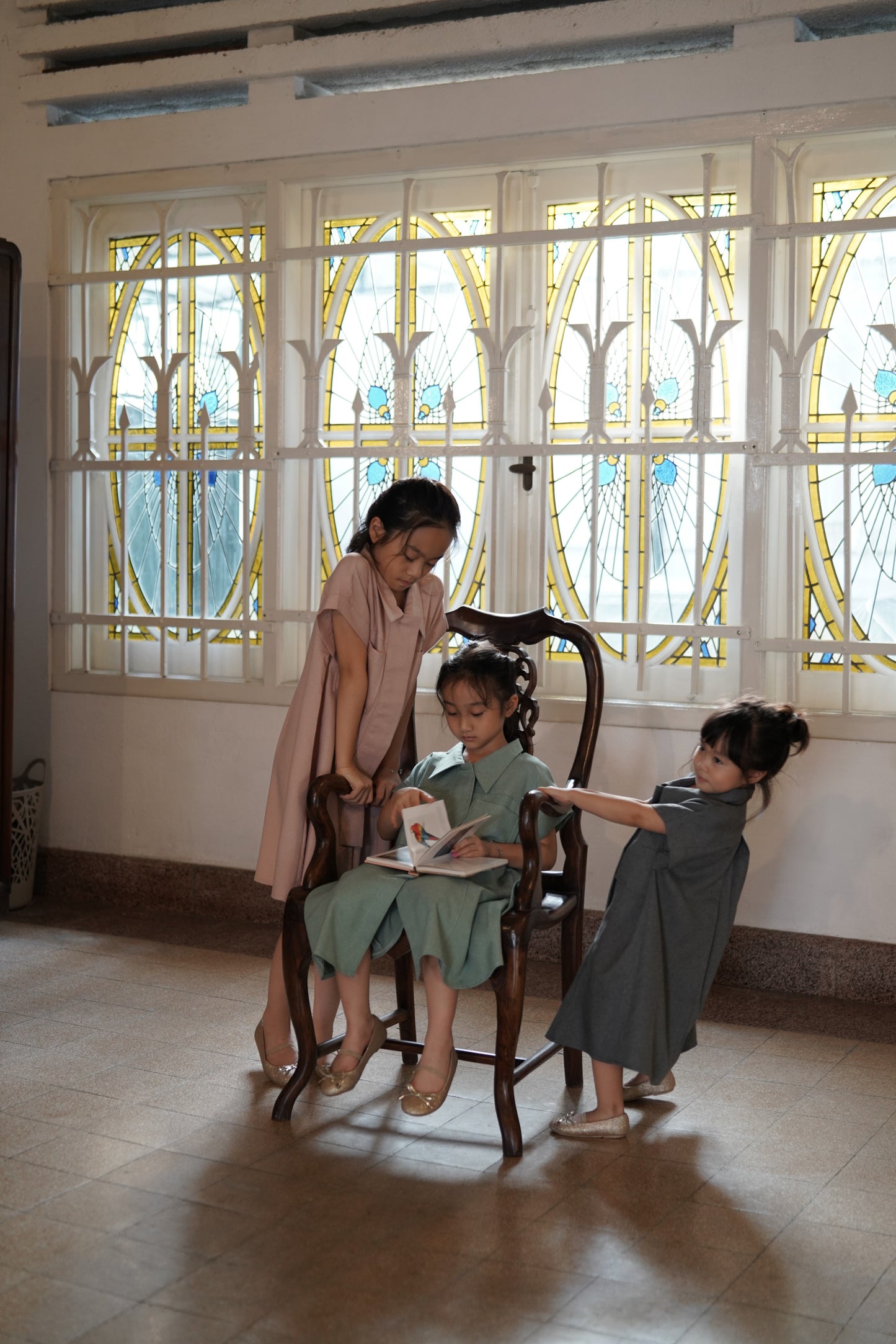 MINI LISBON DRESS IN APPLE BLOSSOM