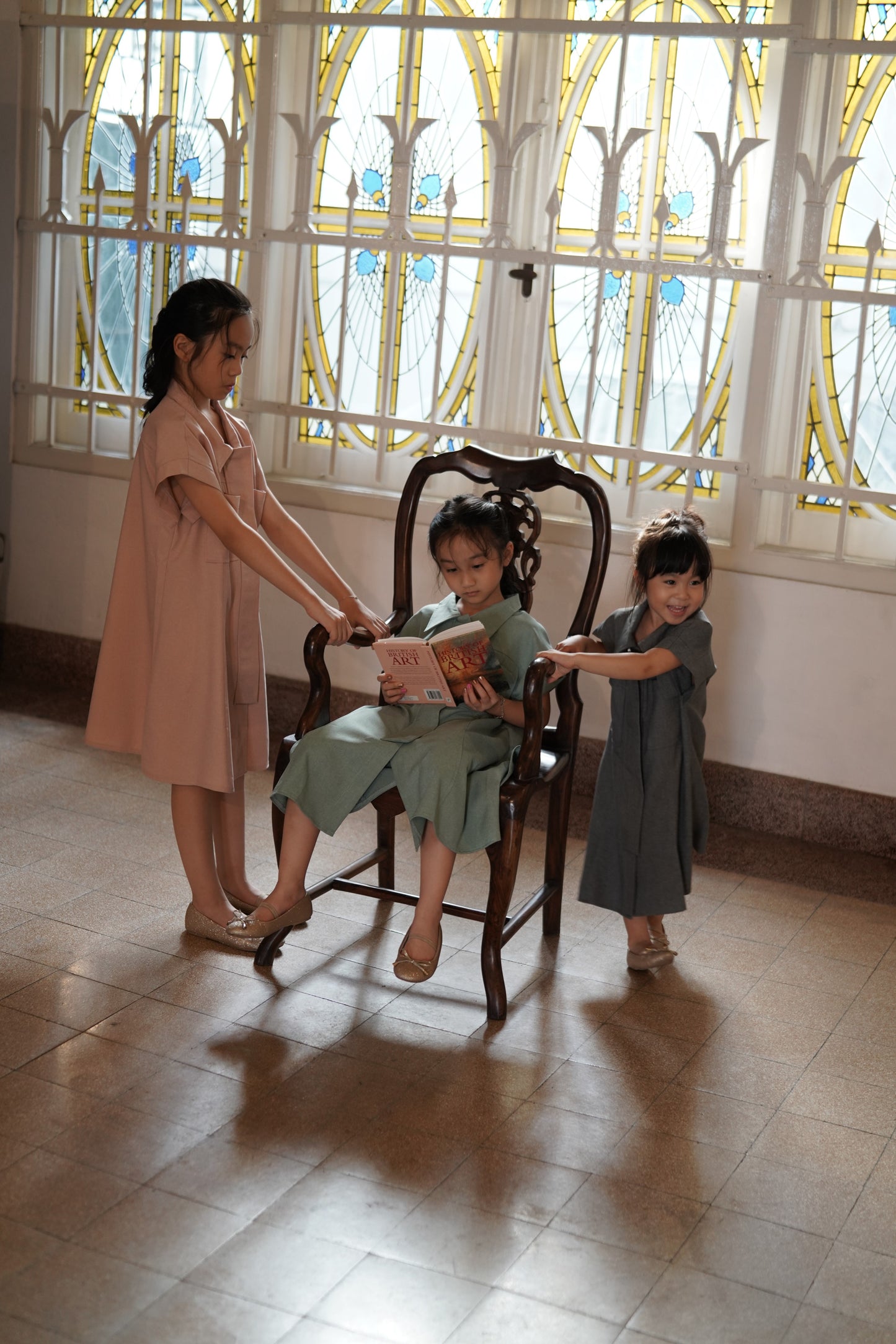 MINI LISBON DRESS IN APPLE BLOSSOM