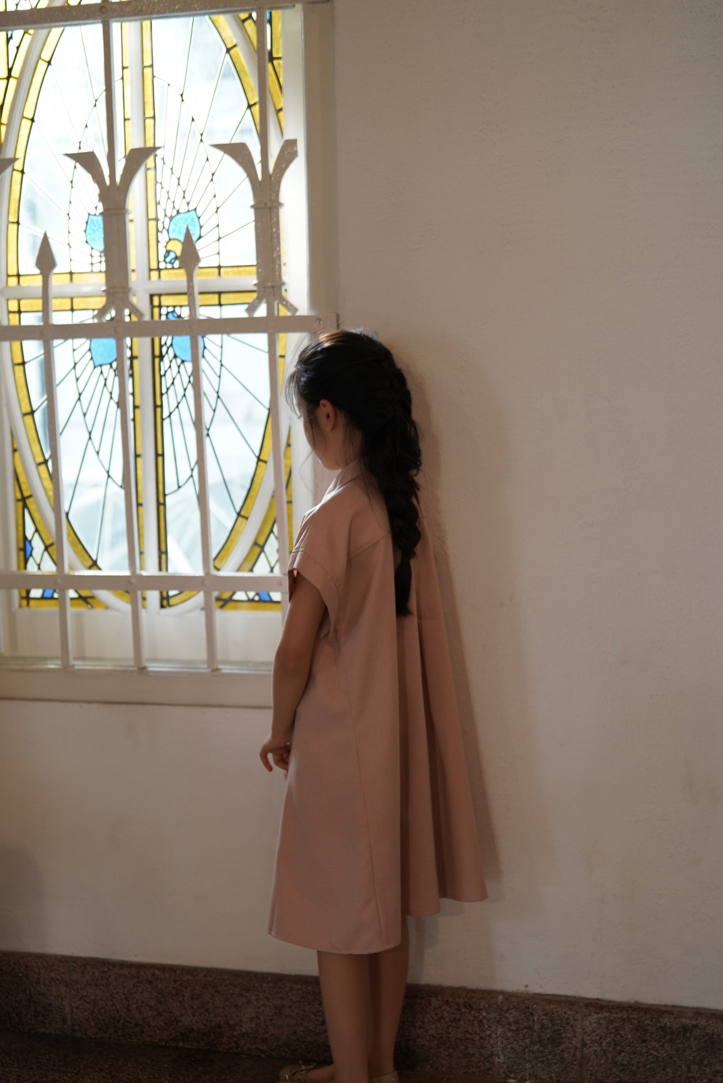 MINI LISBON DRESS IN APPLE BLOSSOM