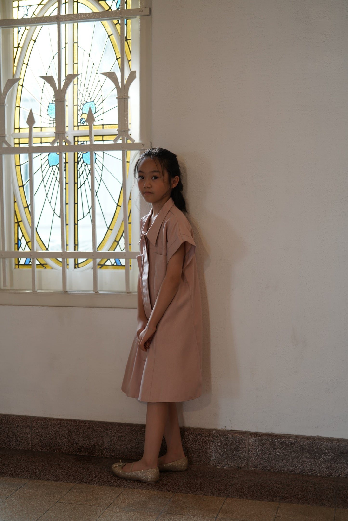 MINI LISBON DRESS IN APPLE BLOSSOM