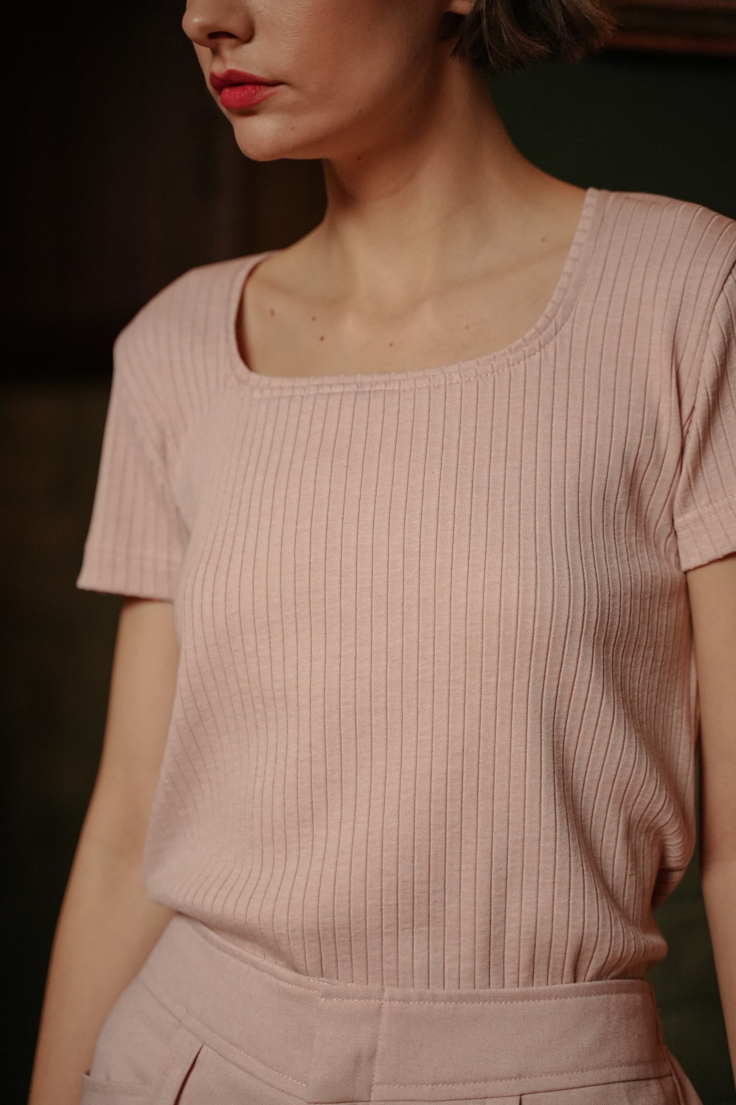 MELL SQ - SLEEVE IN PINK A BOO