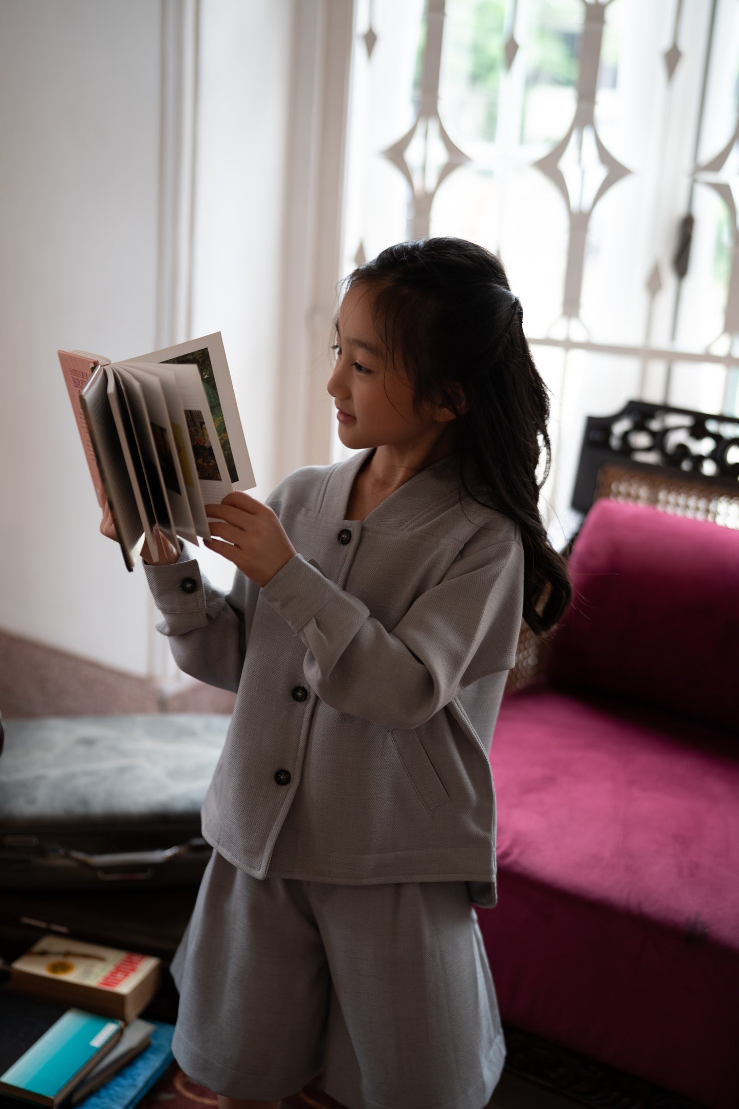 SET - MINI ELODIE AIDEN IN PALOMA GREY