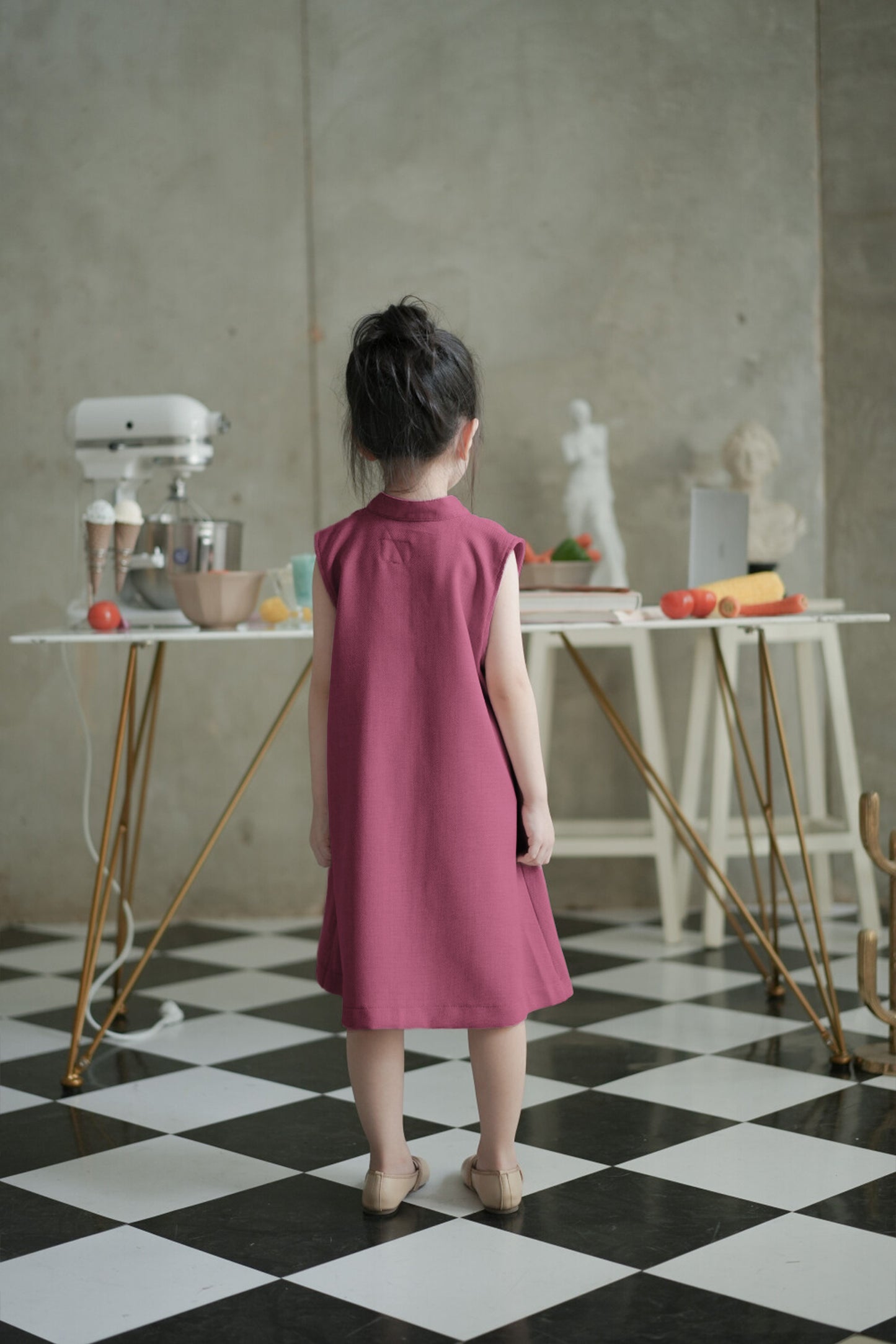 MINI GABRIELLE DRESS IN HEIRLOOM PLUM (STAR SHIPPING 10 APRIL)