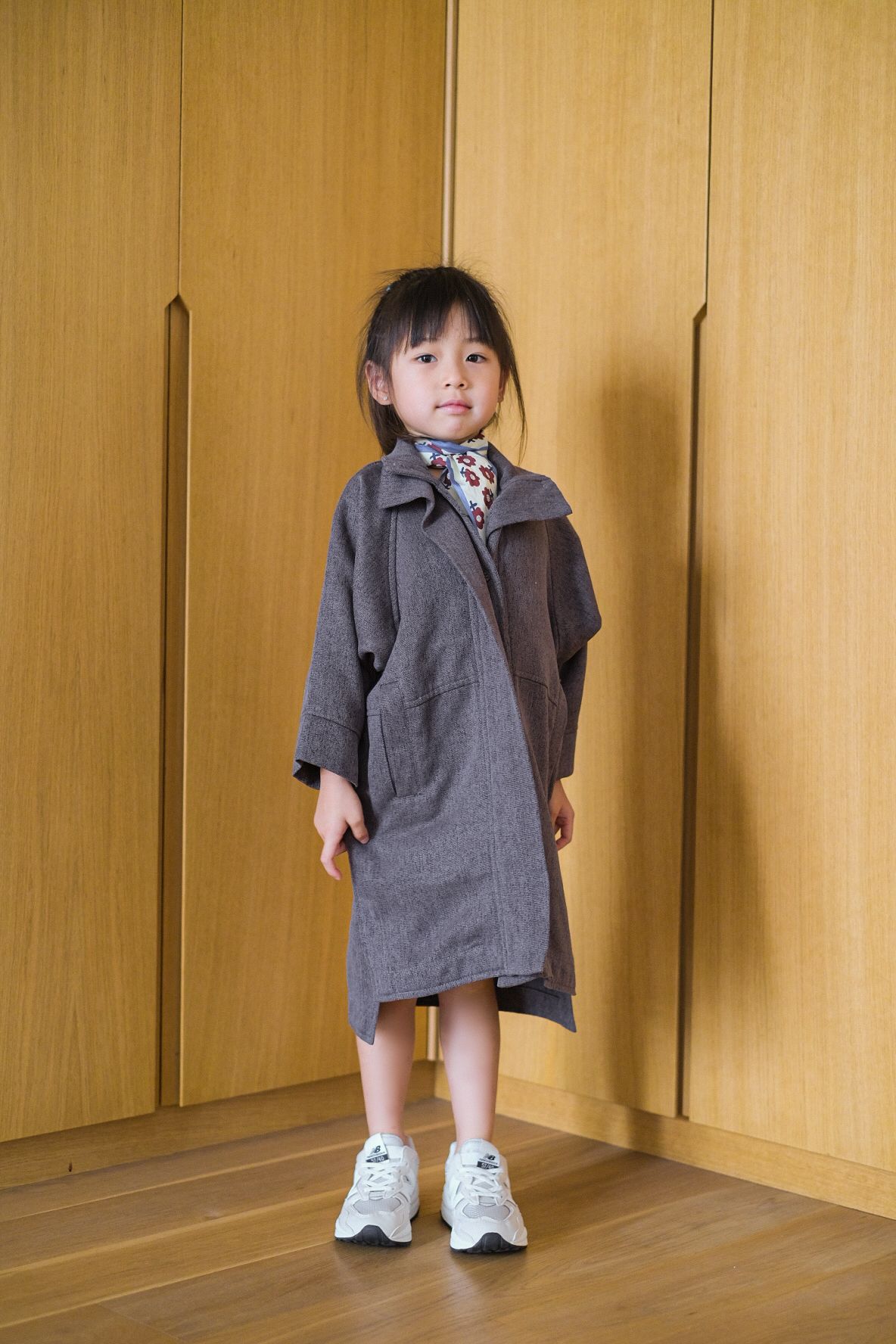 MINI GRACE COAT IN SPACESHIP
