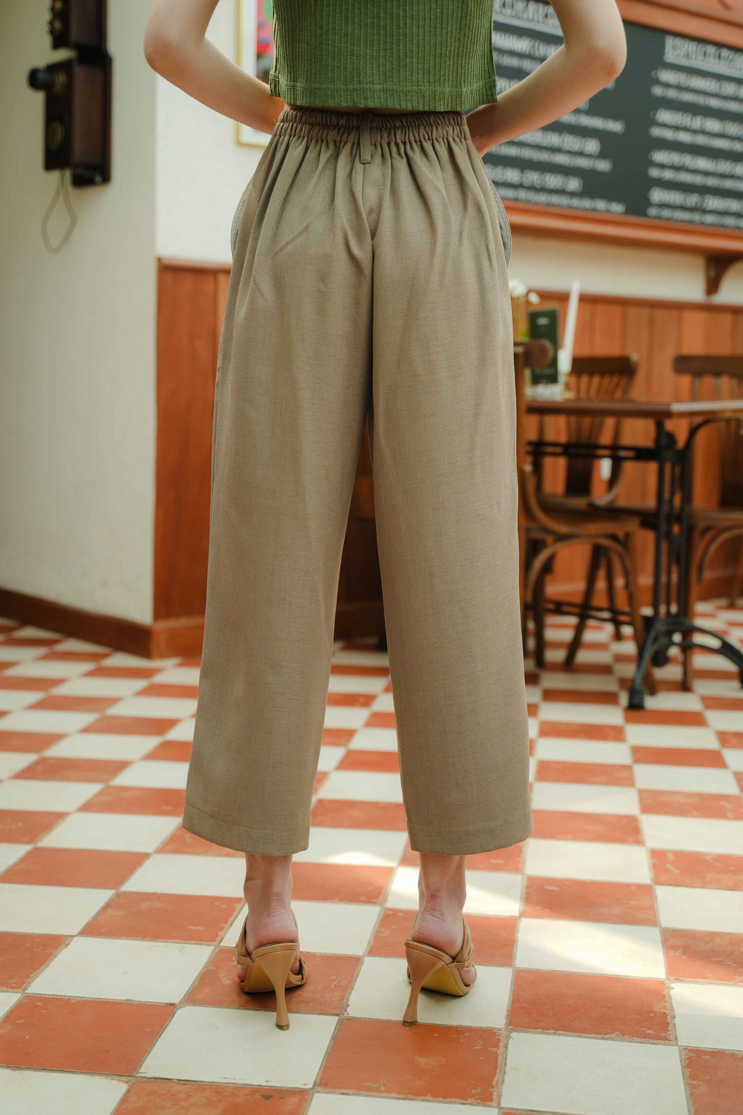 LONG KATIA IN POSY GREEN