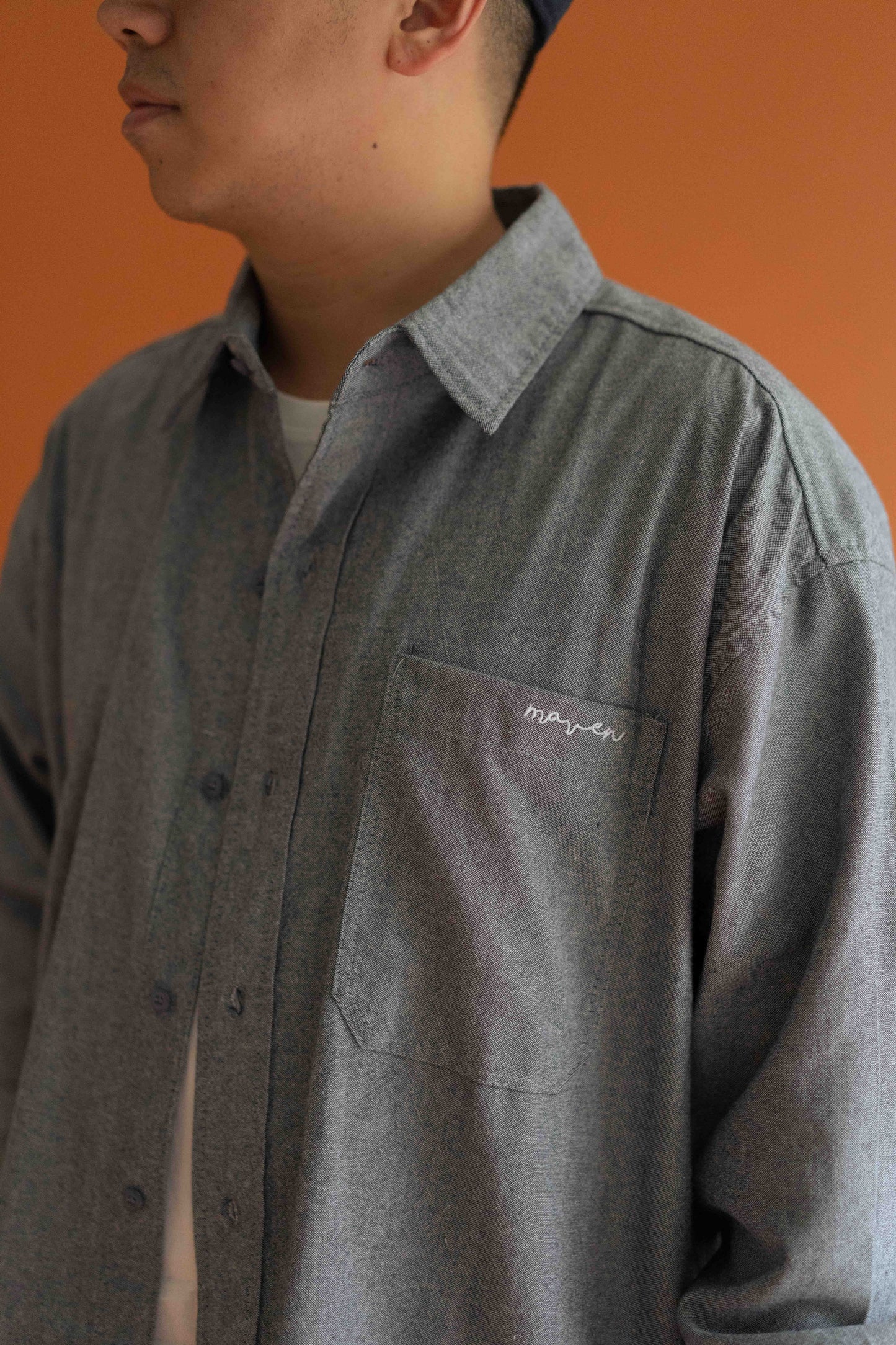 ETERNELLE SHIRT FOR HIM IN LIMESTONE