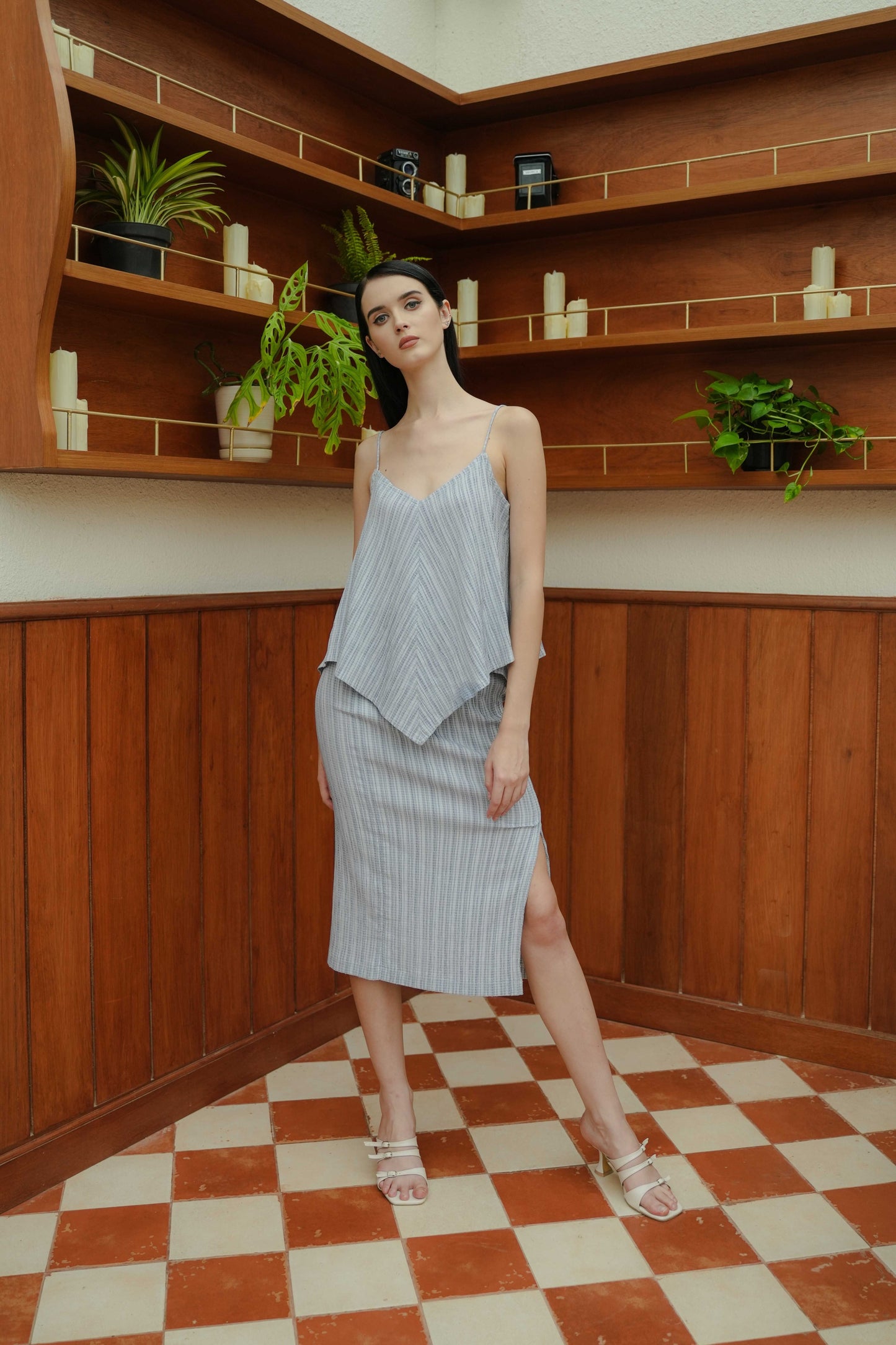 PIERRE SKIRT IN FRENCH BLUE