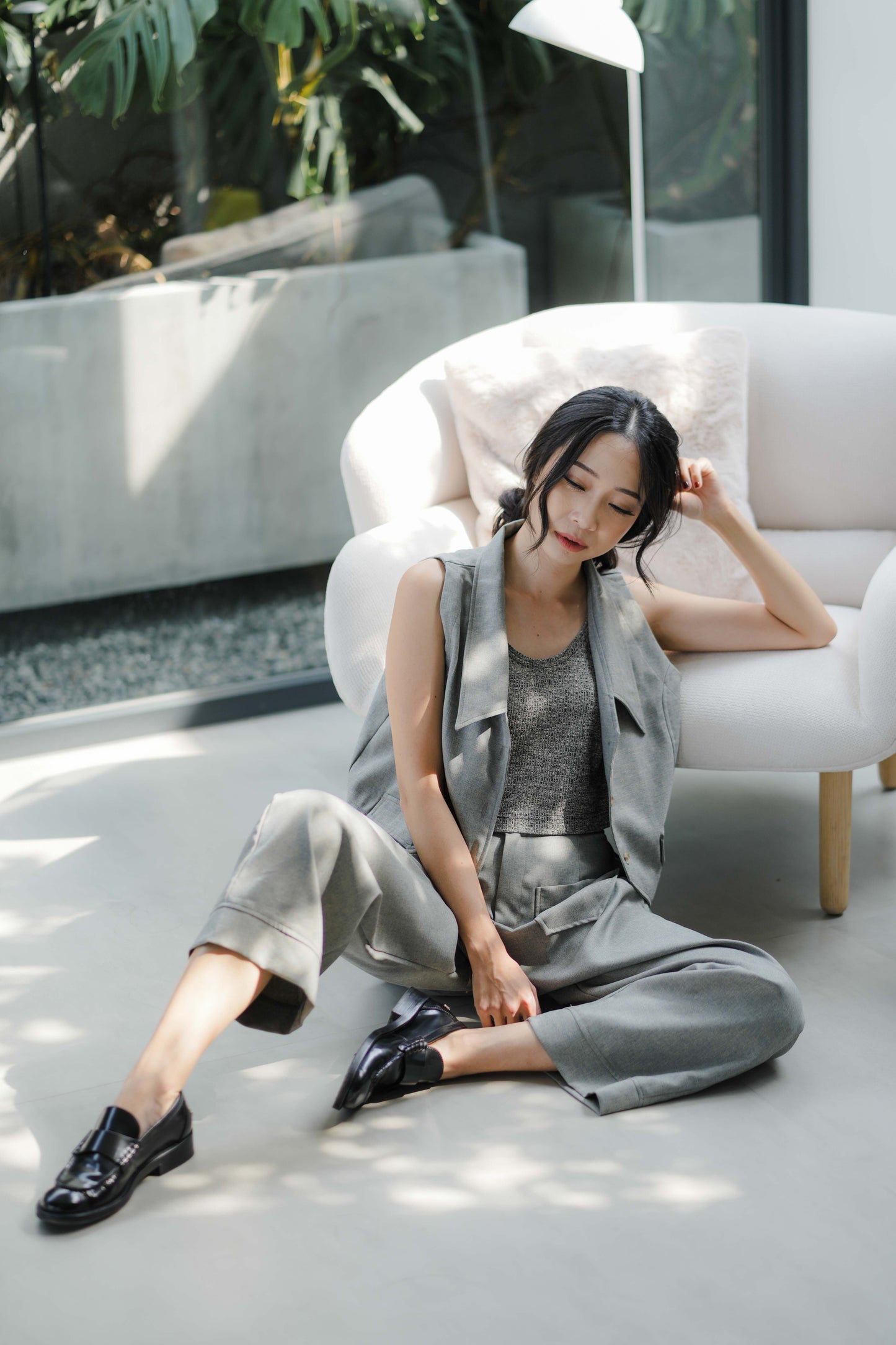 TROCADERO VEST IN RAINDROPS