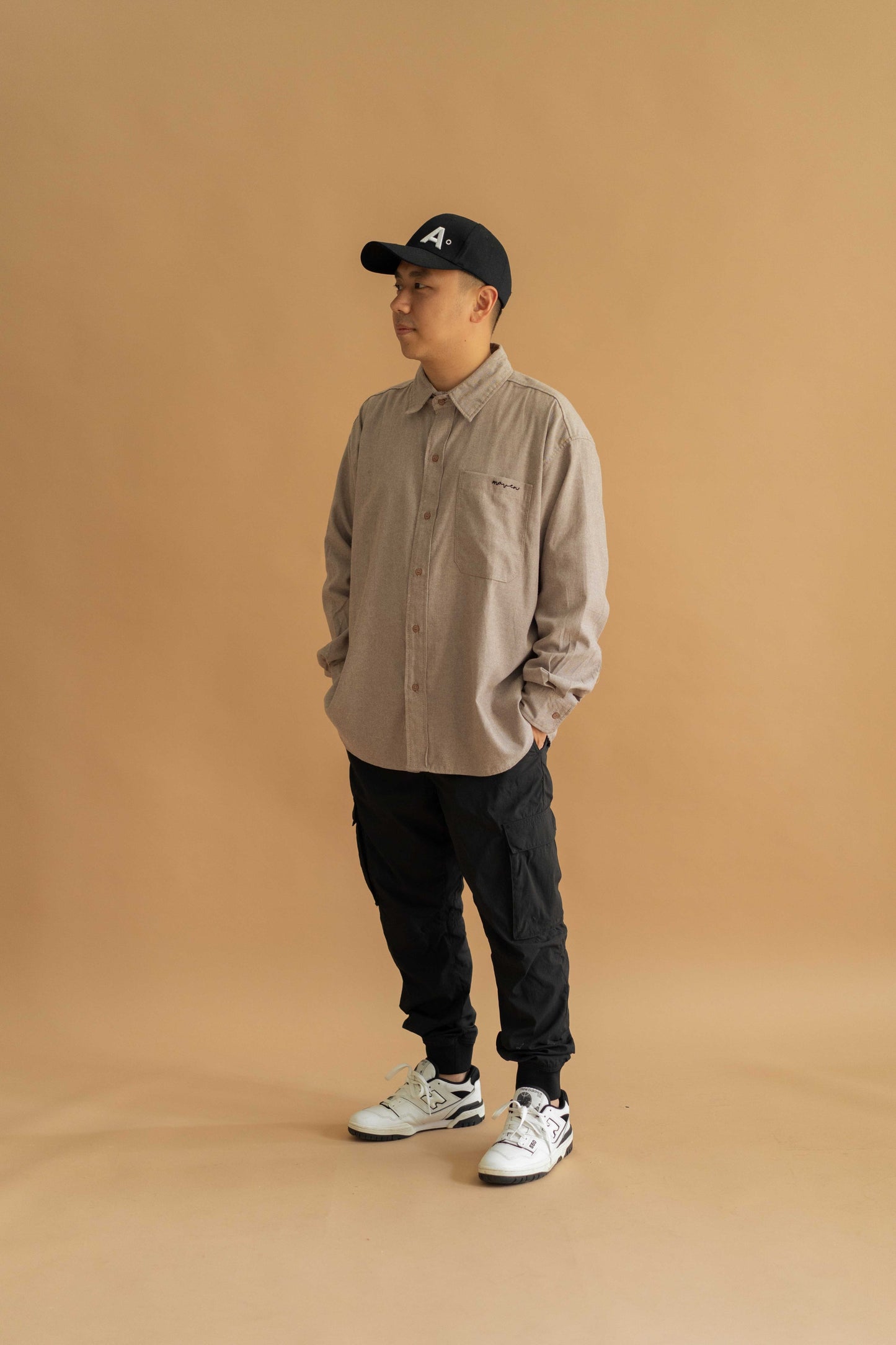 ETERNELLE SHIRT FOR HIM IN MUSHROOM