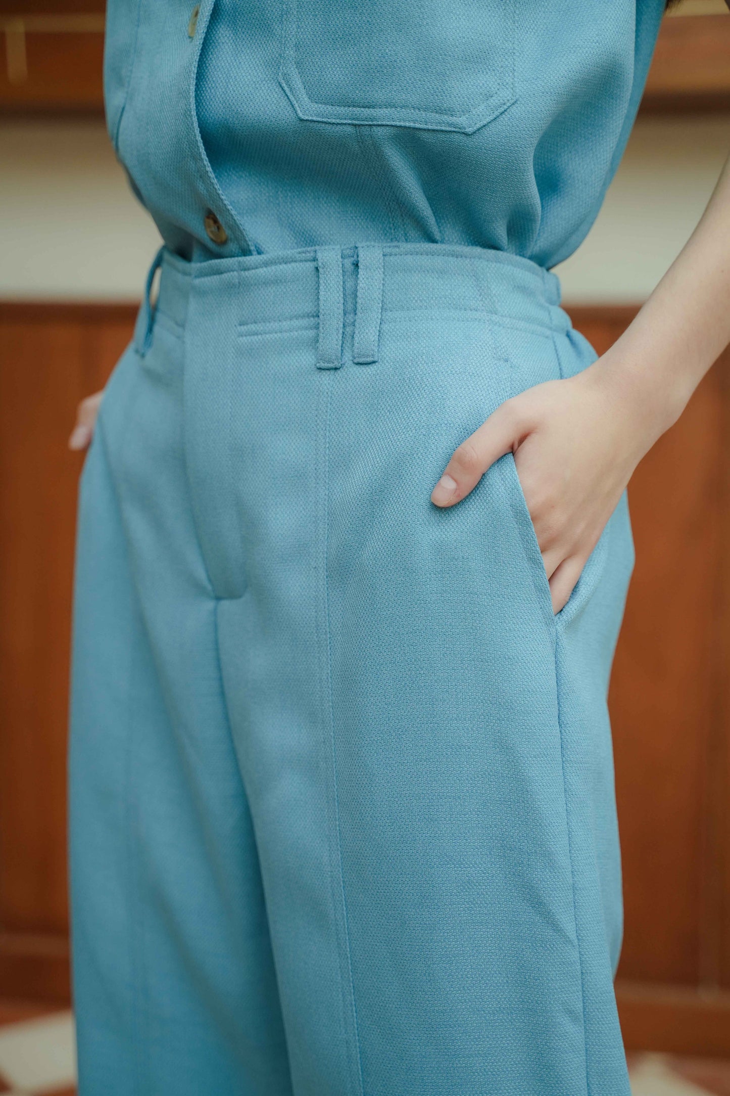 LONG KATIA IN COMO BLUE