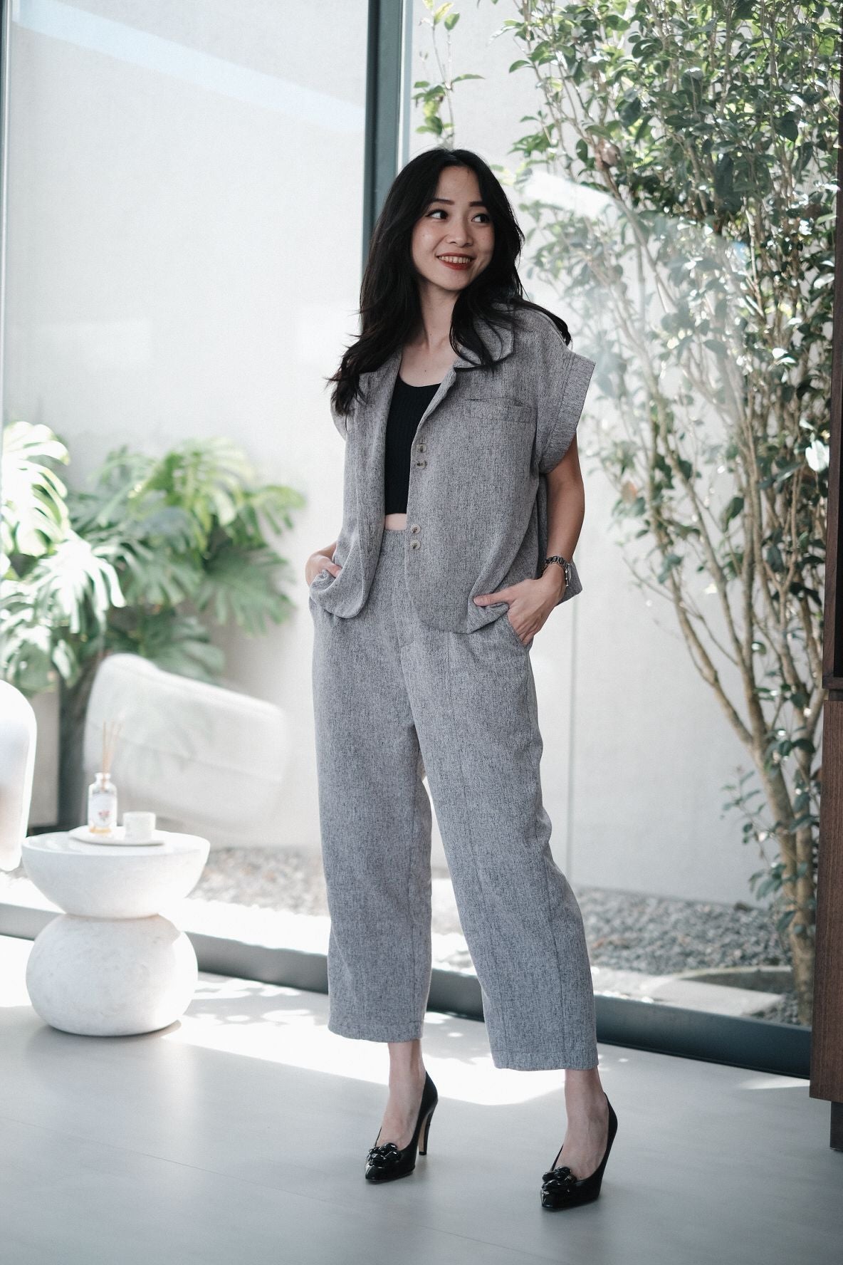 SET - GIAN LONG KATIA IN COOL GREY