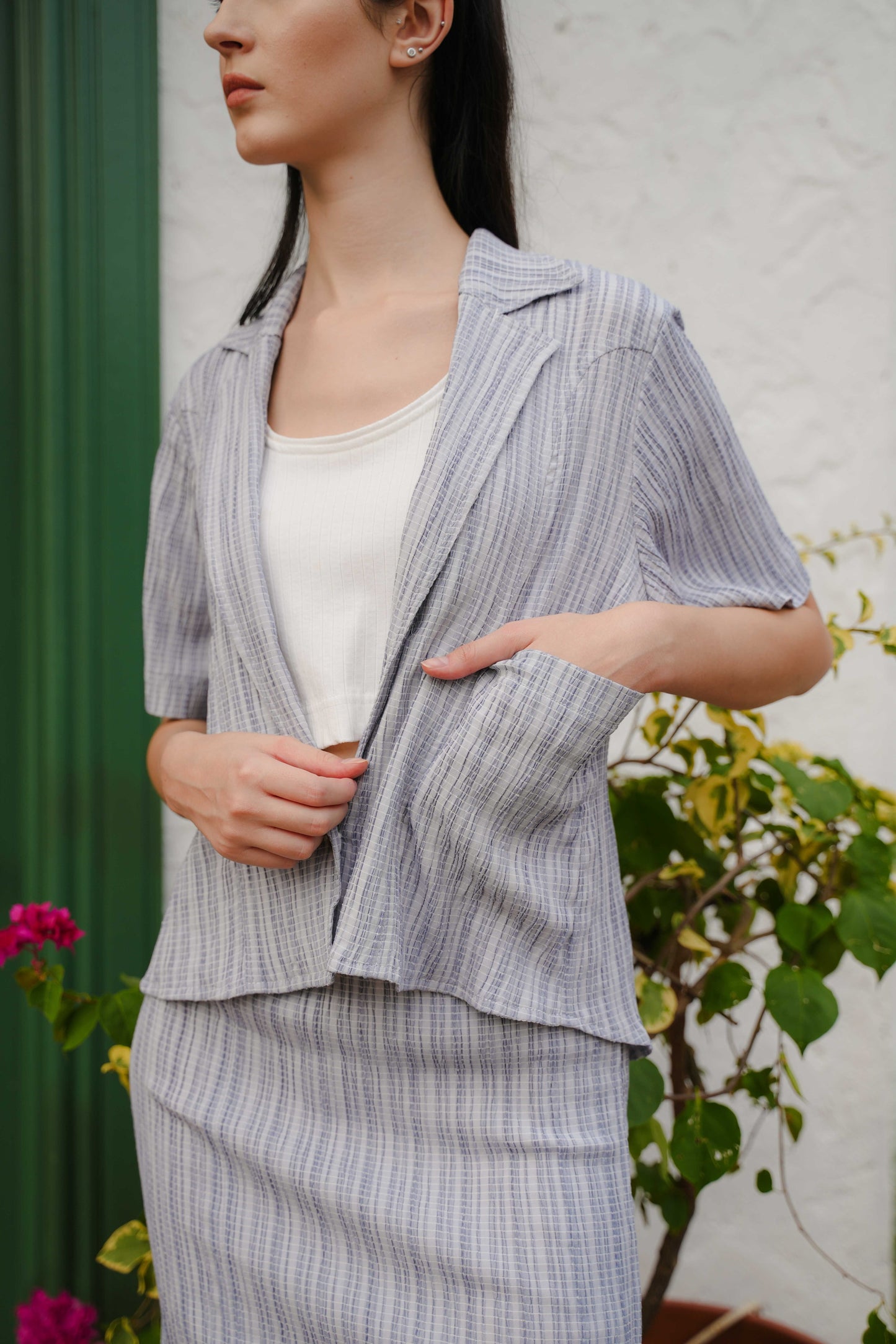 LAURENT BLAZER IN FRENCH BLUE