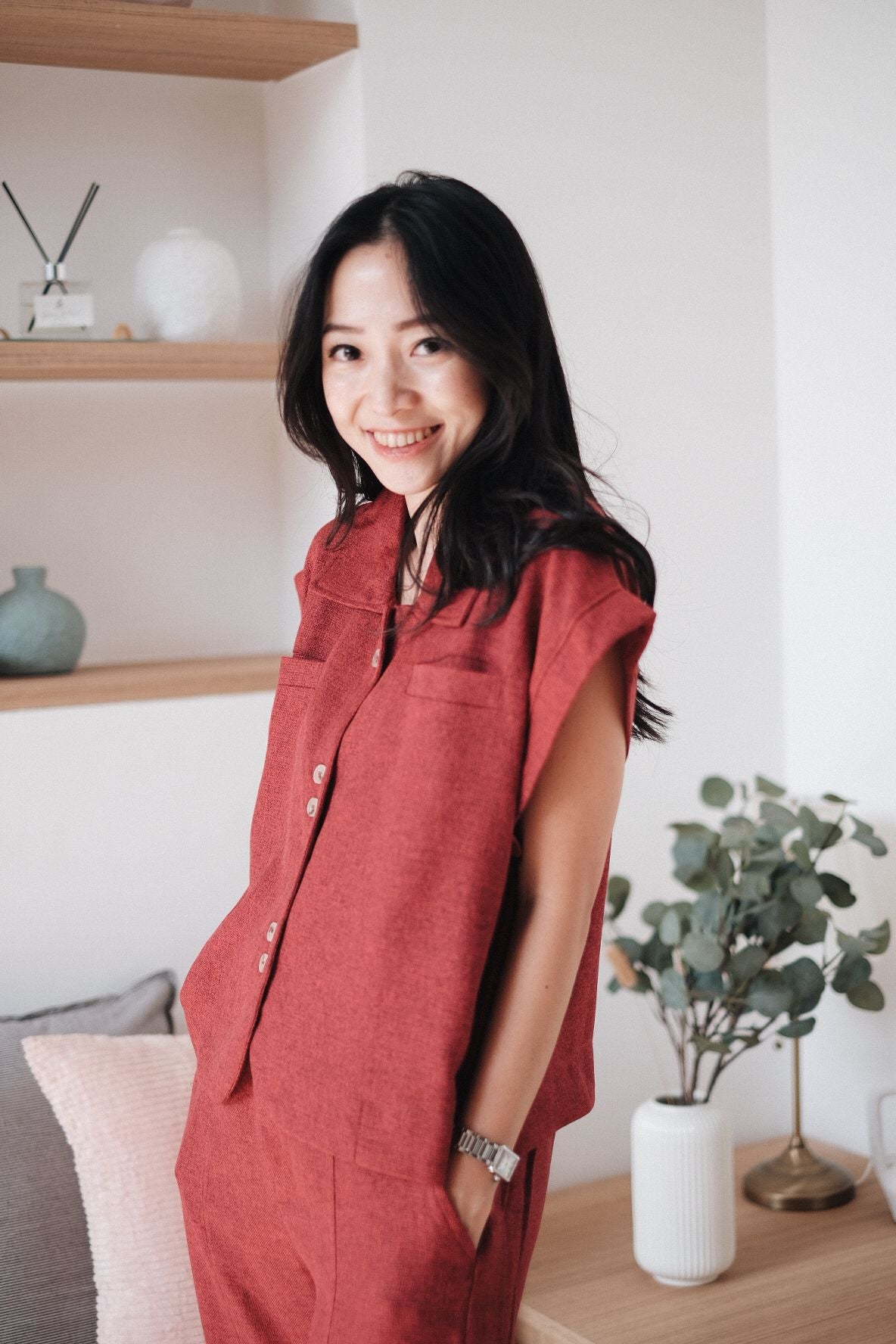 GIAN TOP IN FRENCH CHERRY