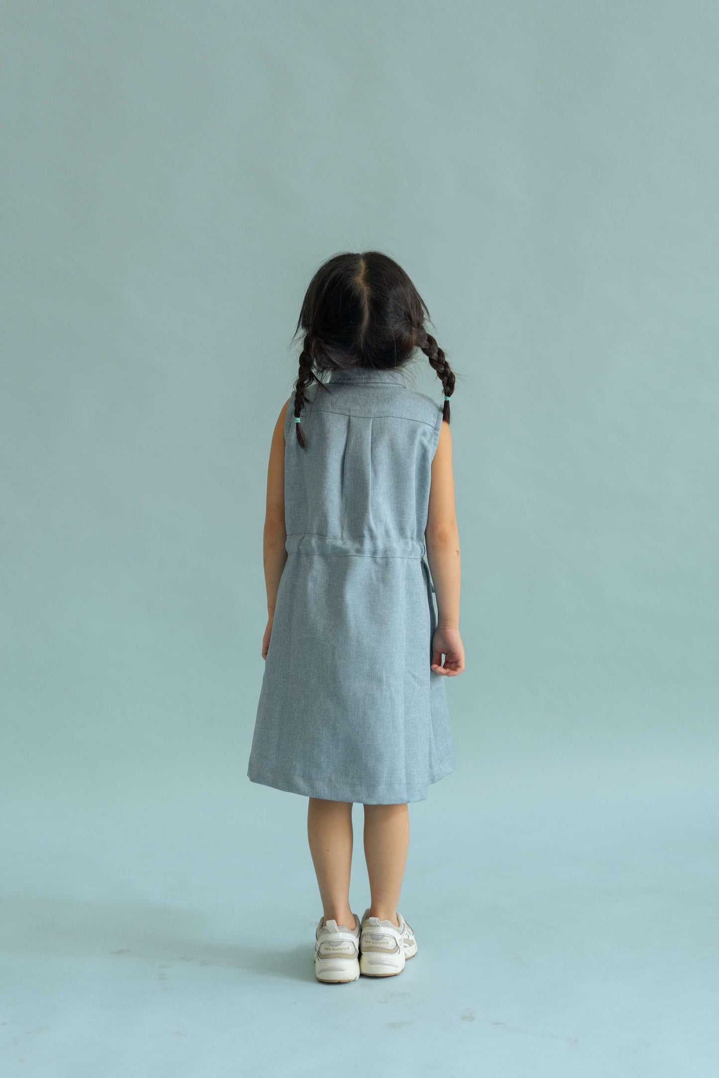 MINI FRANCESCA DRESS IN CAPRI BLUE