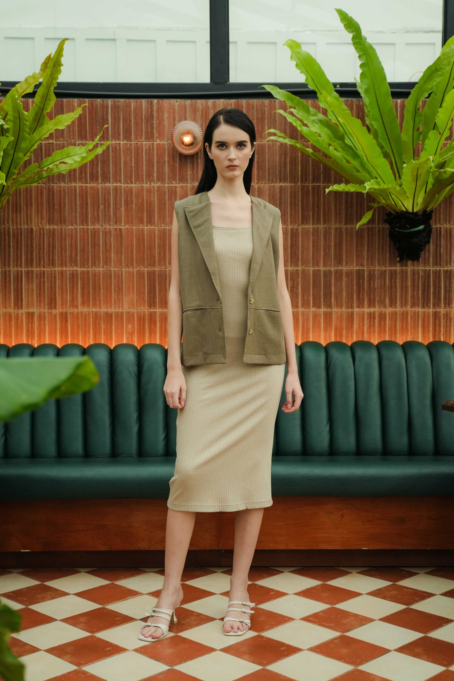 NEW MELLISA DRESS IN CORIANDER