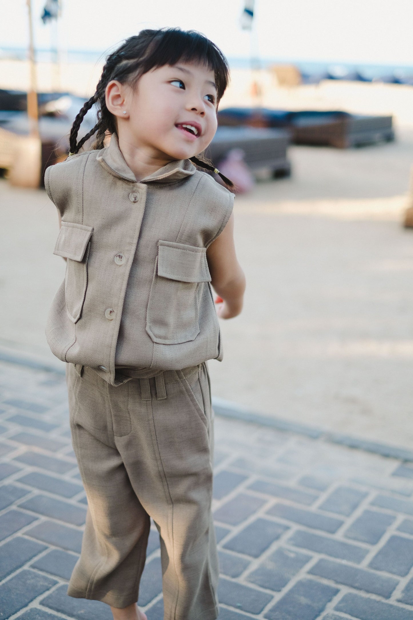 SET - MINI LUCERN LONG KATIA IN POSY GREEN