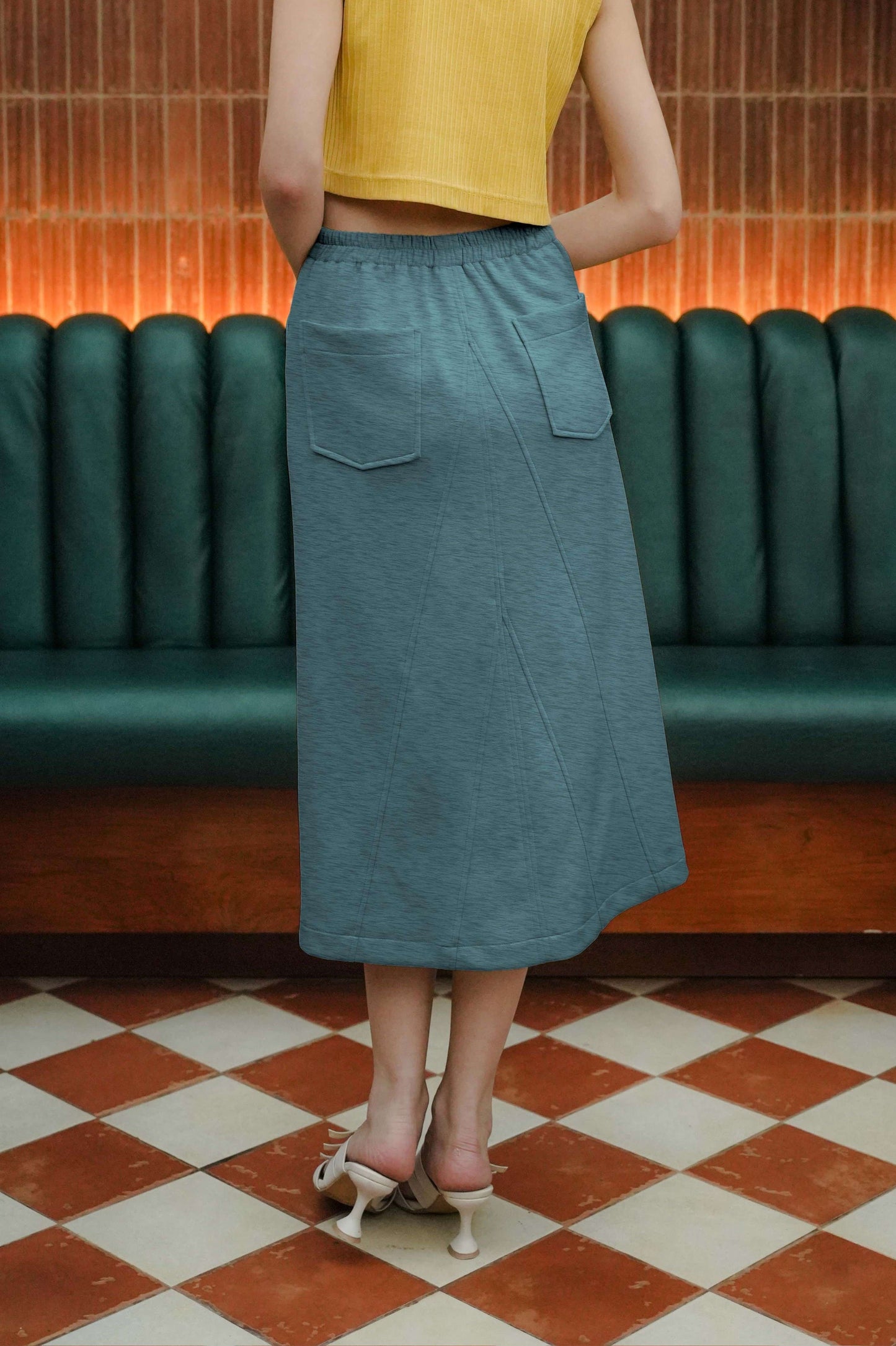 OPHELIE SKIRT IN DELICATE BLUE
