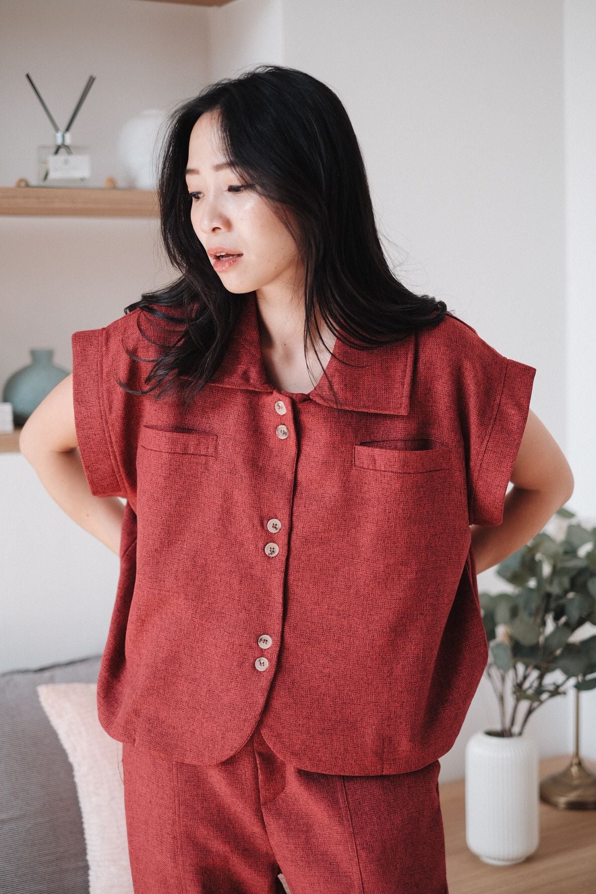 GIAN TOP IN FRENCH CHERRY