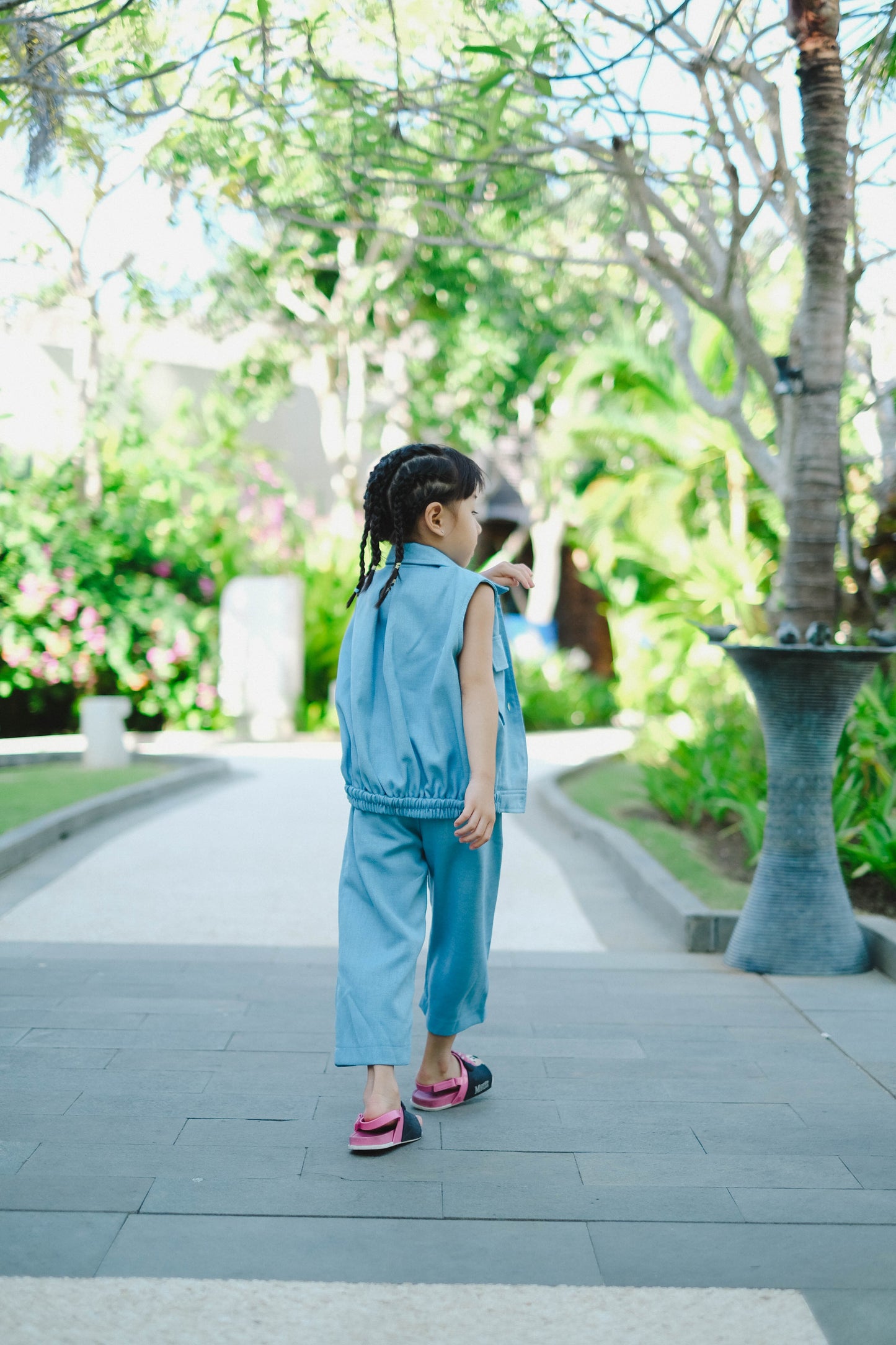 SET - MINI LUCERN LONG KATIA IN COMO BLUE