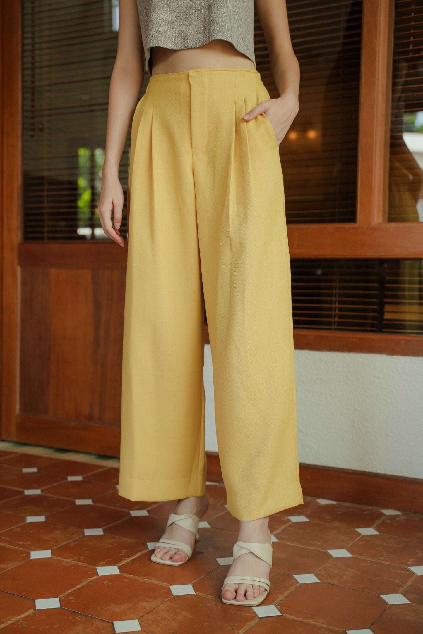 JOOSIE PANT IN LIMONCELLO