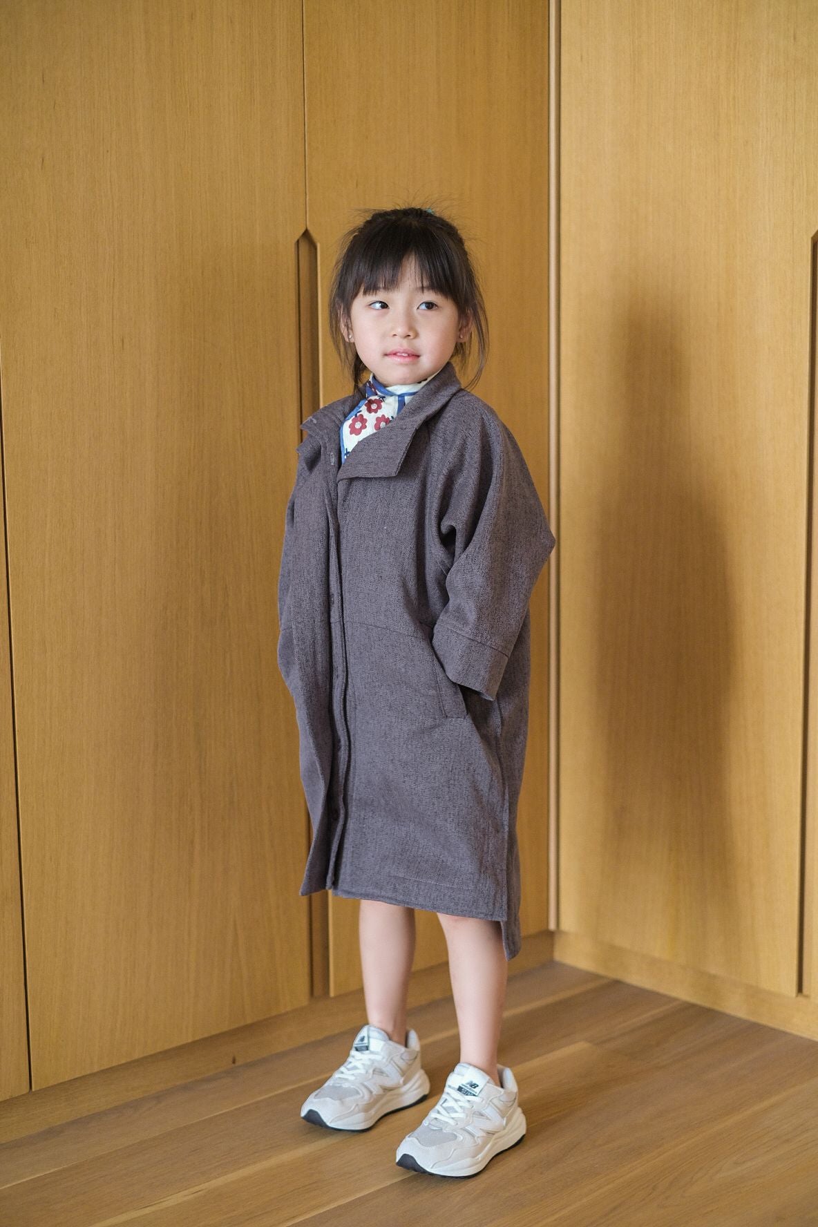 MINI GRACE COAT IN SPACESHIP