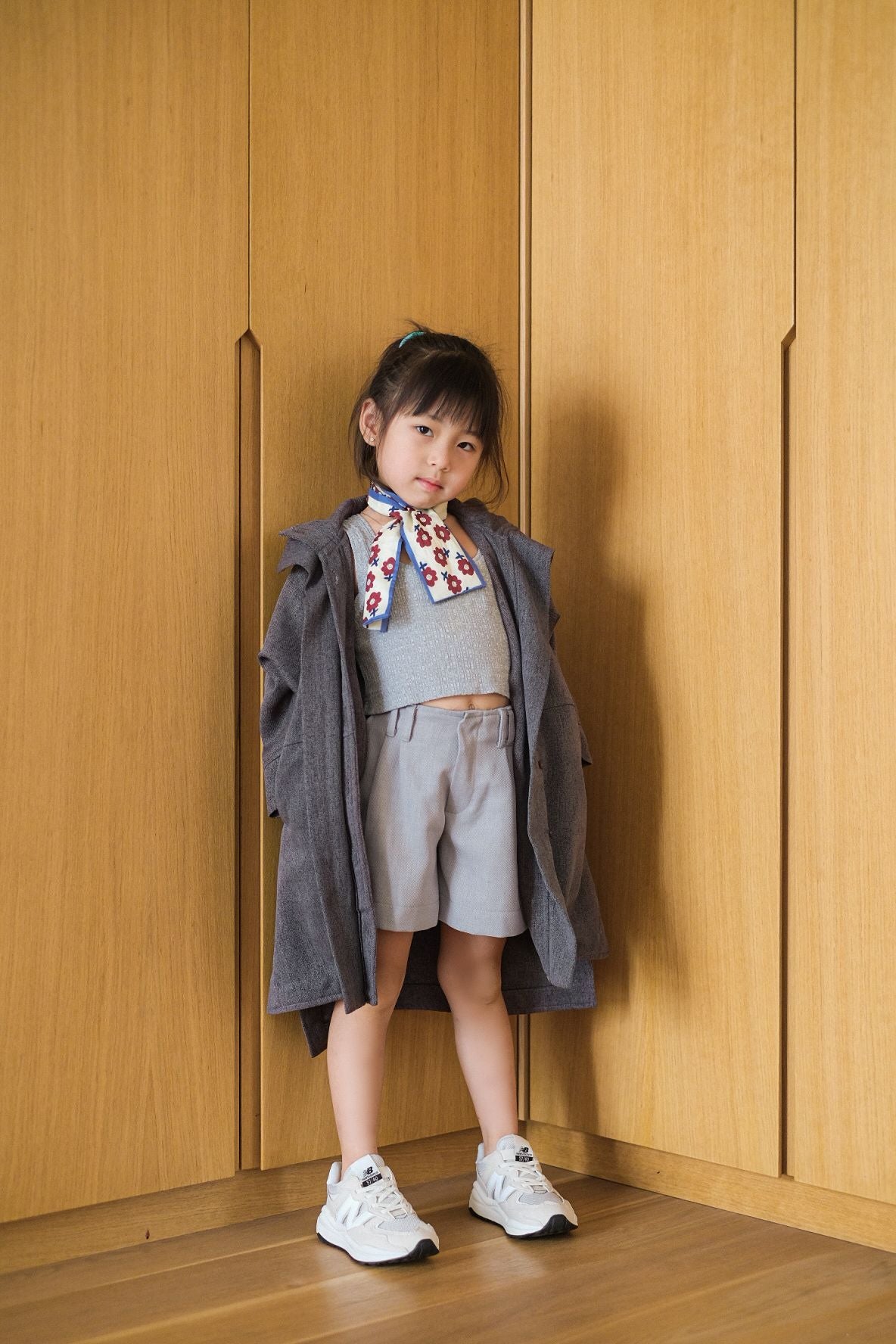 MINI GRACE COAT IN SPACESHIP