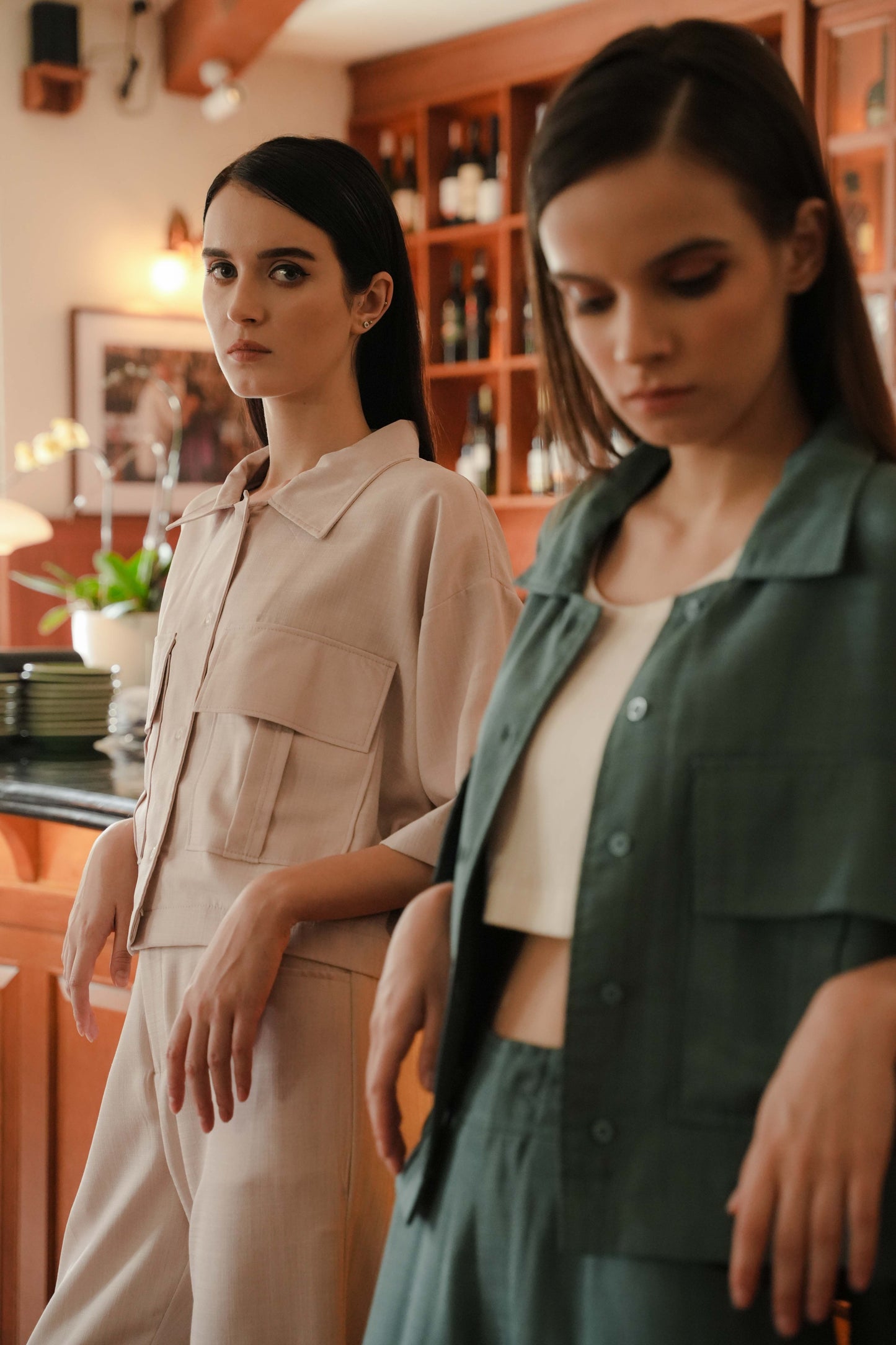 JARDIN SHIRT IN MALACHITE