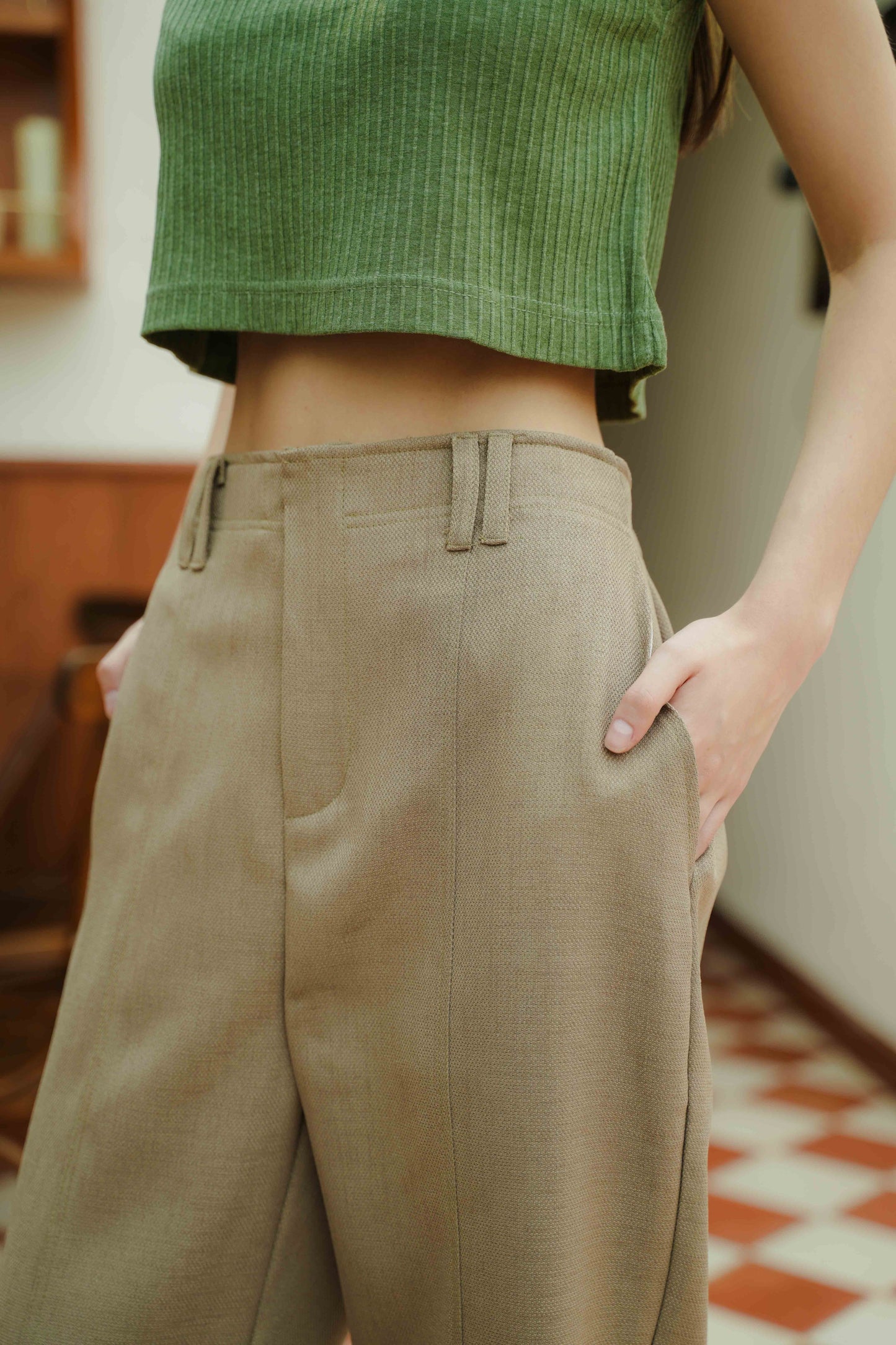 LONG KATIA IN POSY GREEN