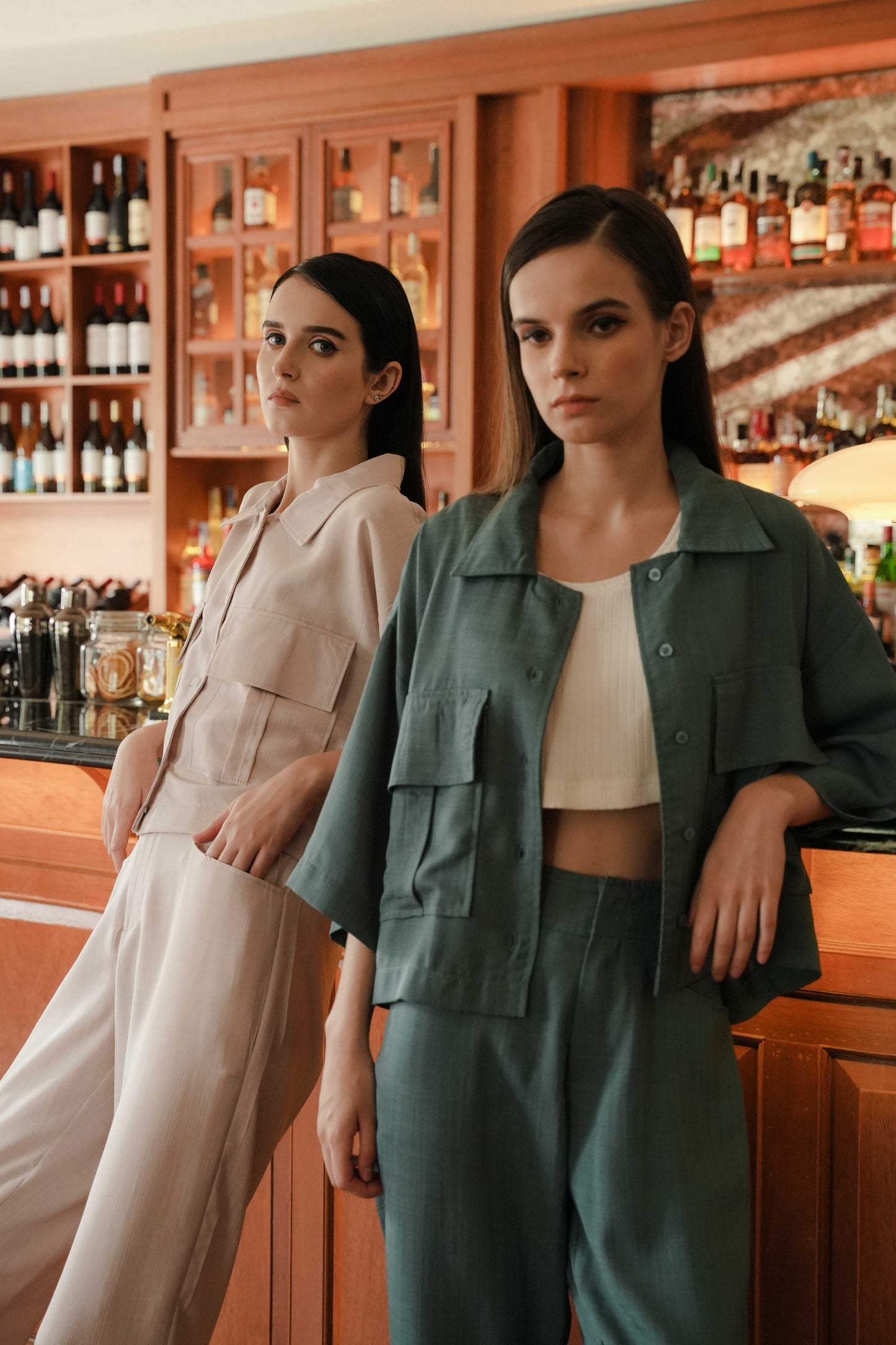 JARDIN SHIRT IN MALACHITE