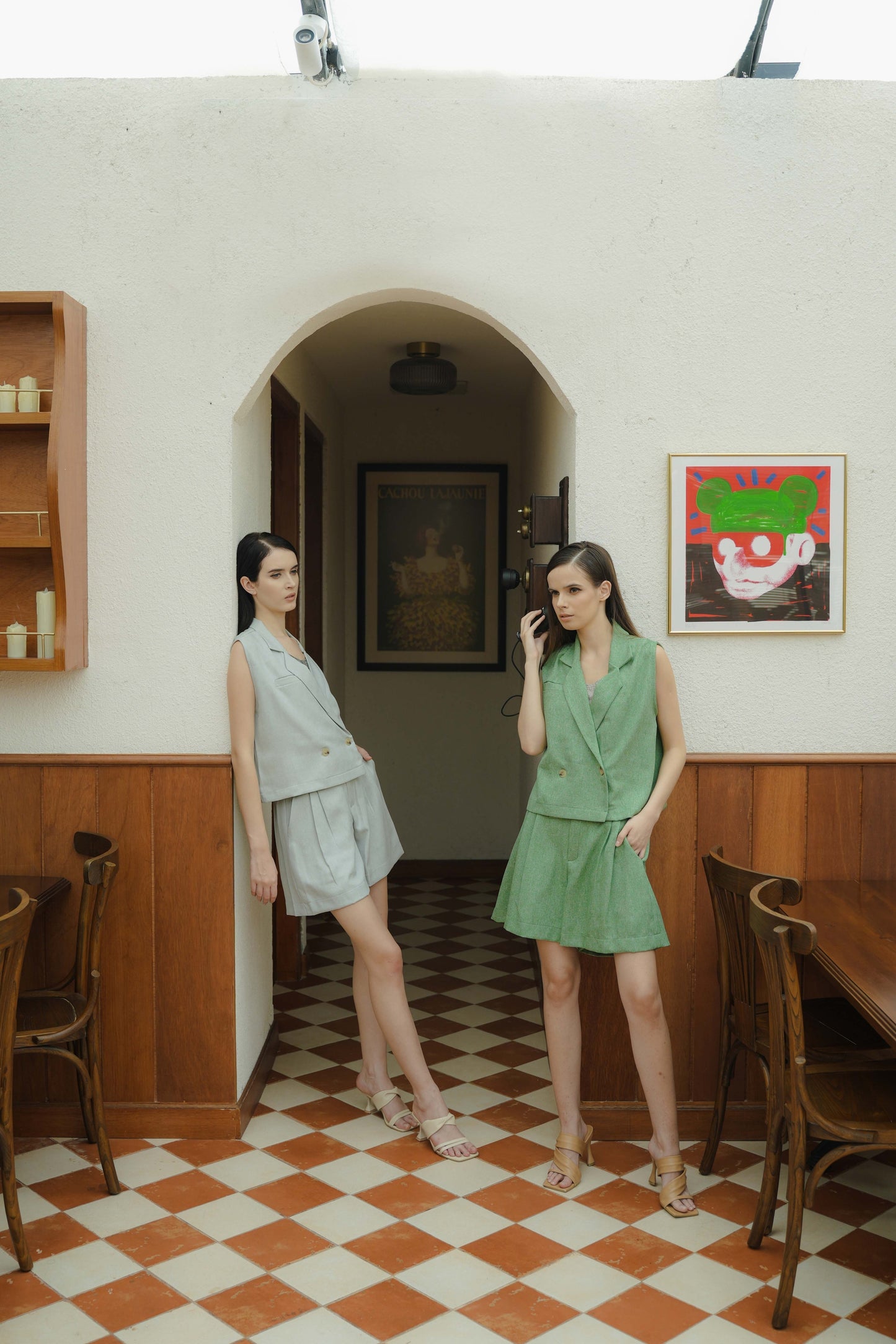 SET- ELYSEES GONTA IN BAMBOU GREEN