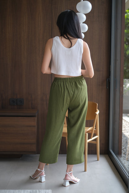 CARETTE PANT IN KITRI GREEN