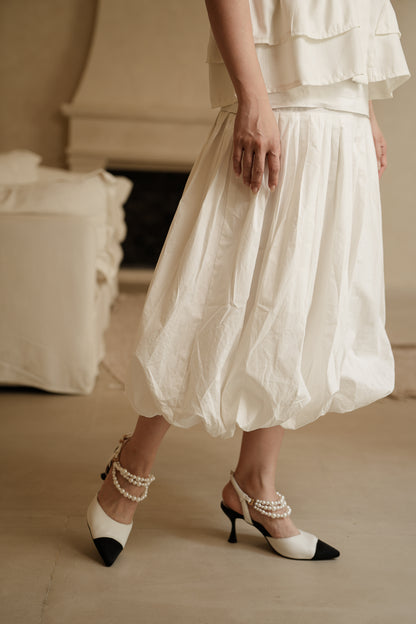 SOREN SKIRT IN SNOW WHITE