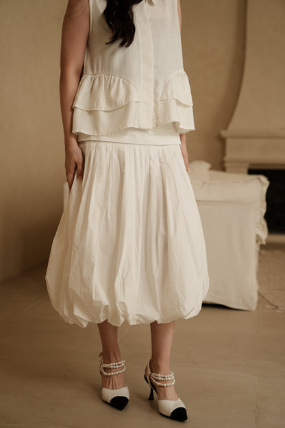 SOREN SKIRT IN SNOW WHITE