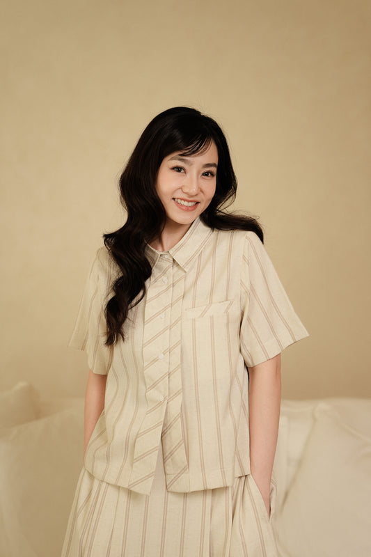 TROPEZ TOP IN SAND
