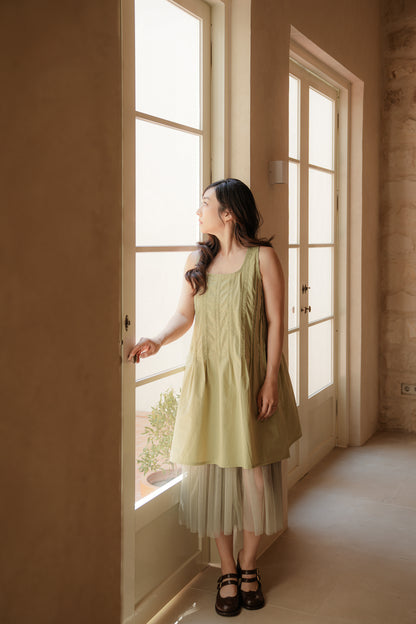 BECCA DRESS IN MATCHA
