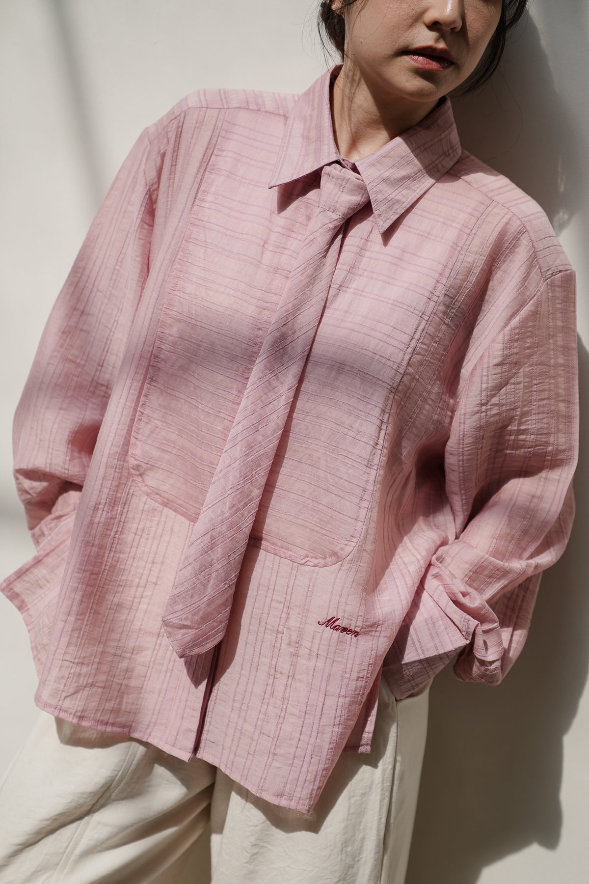 BLAZE TOP IN ROSE WATER
