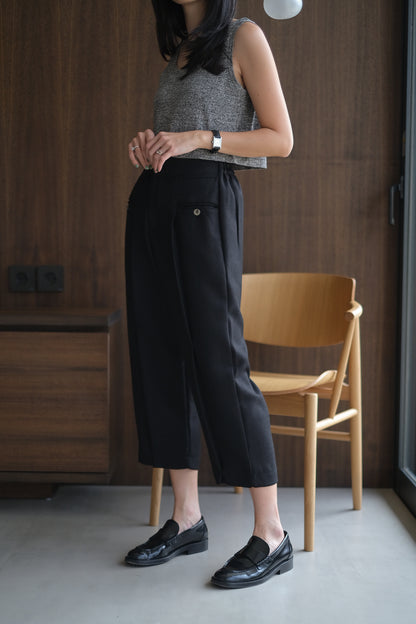 CARETTE PANT IN DEEP BLACK