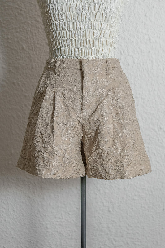 BIJOU JACQUARD PANT IN CHAMPAGNE LILY