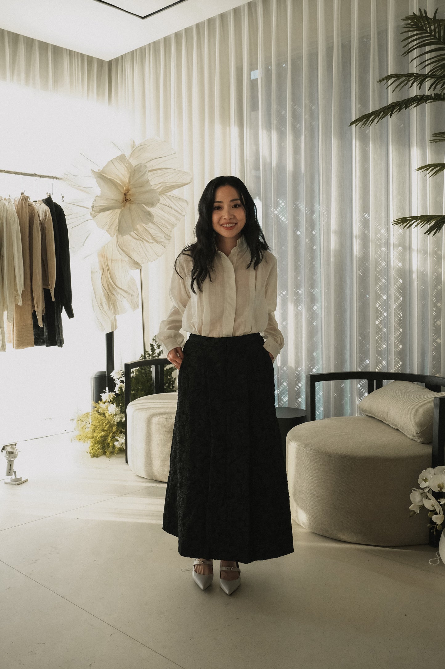 SABINE SKIRT IN NOIR