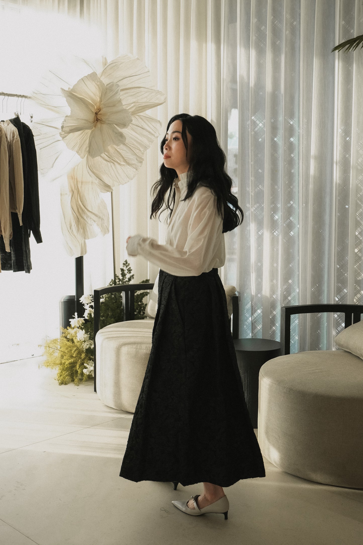 SABINE SKIRT IN NOIR