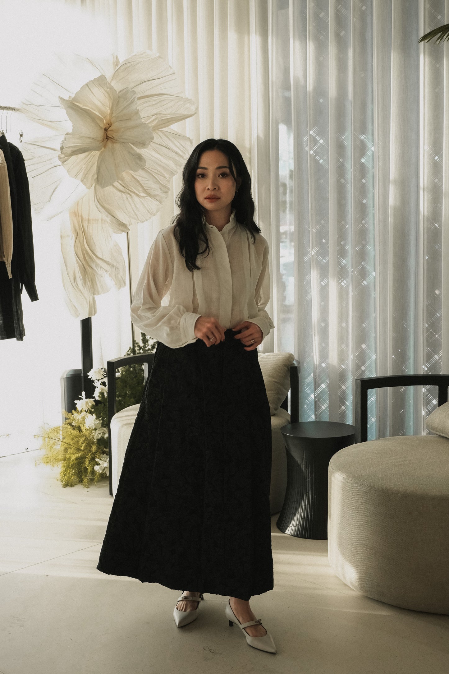 SABINE SKIRT IN NOIR