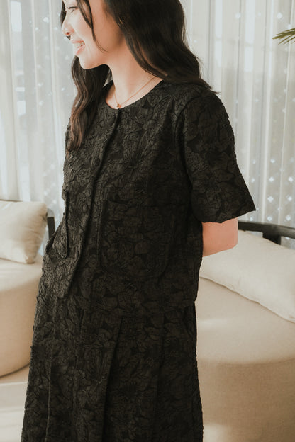 CELESTE TOP IN NOIR