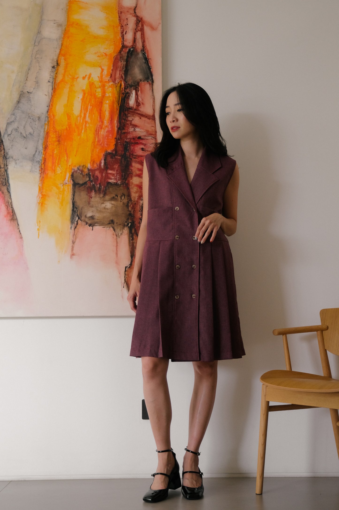 SERAPHINE DRESS SUNDRIED TOMATO