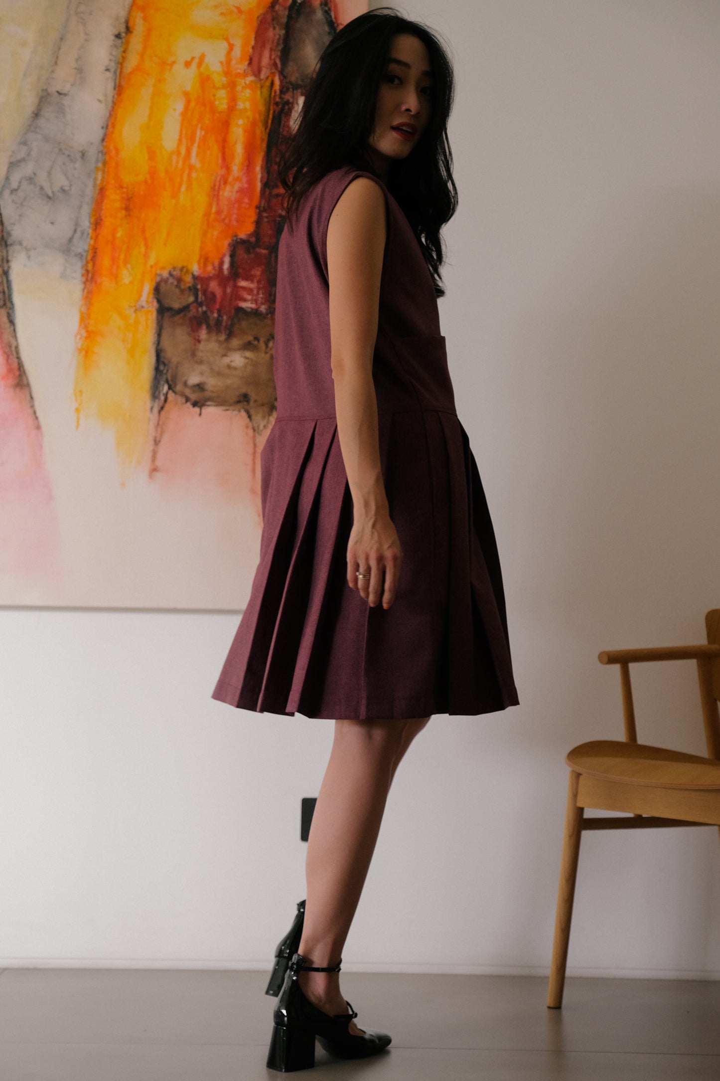 SERAPHINE DRESS SUNDRIED TOMATO