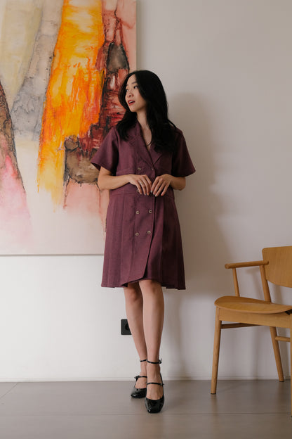 SERAPHINE DRESS SUNDRIED TOMATO